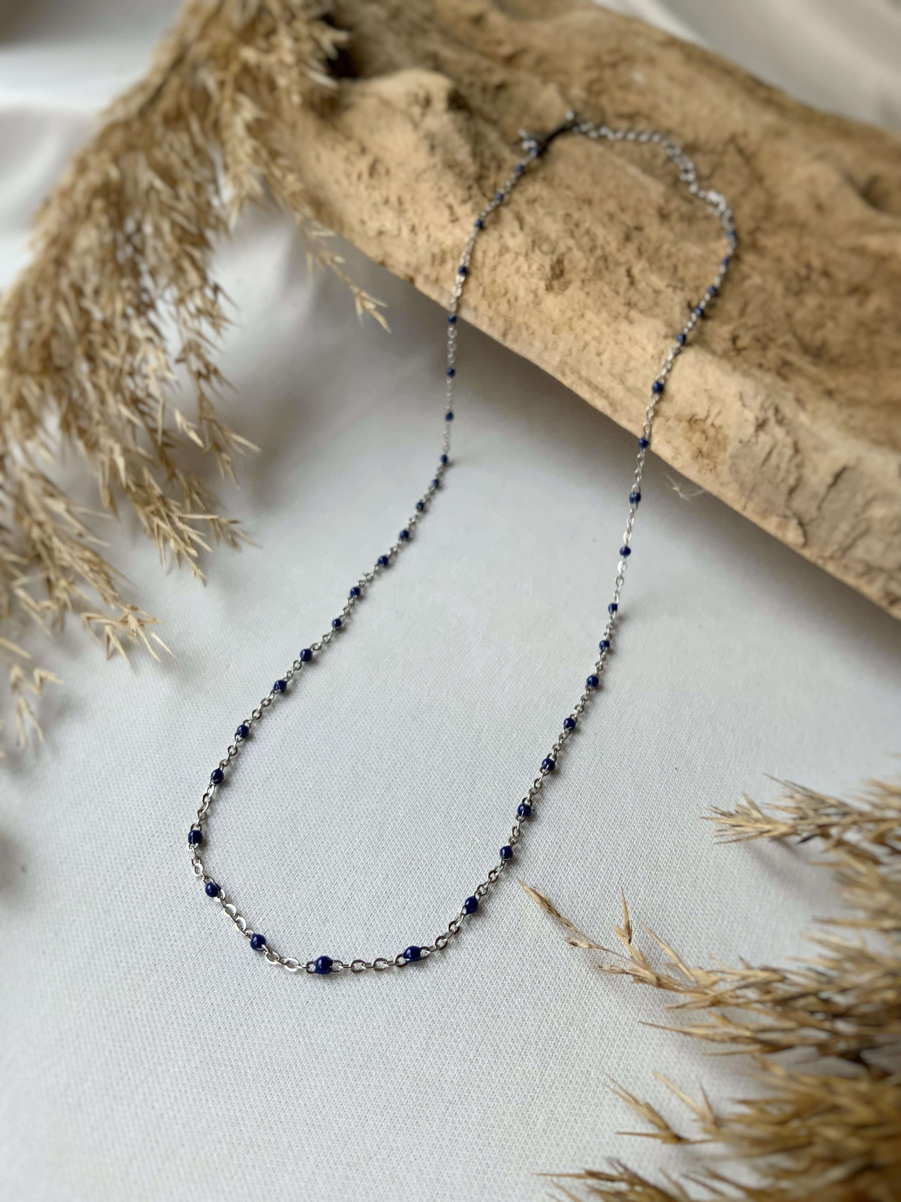 Çivit Mineli Çelik Zincir 