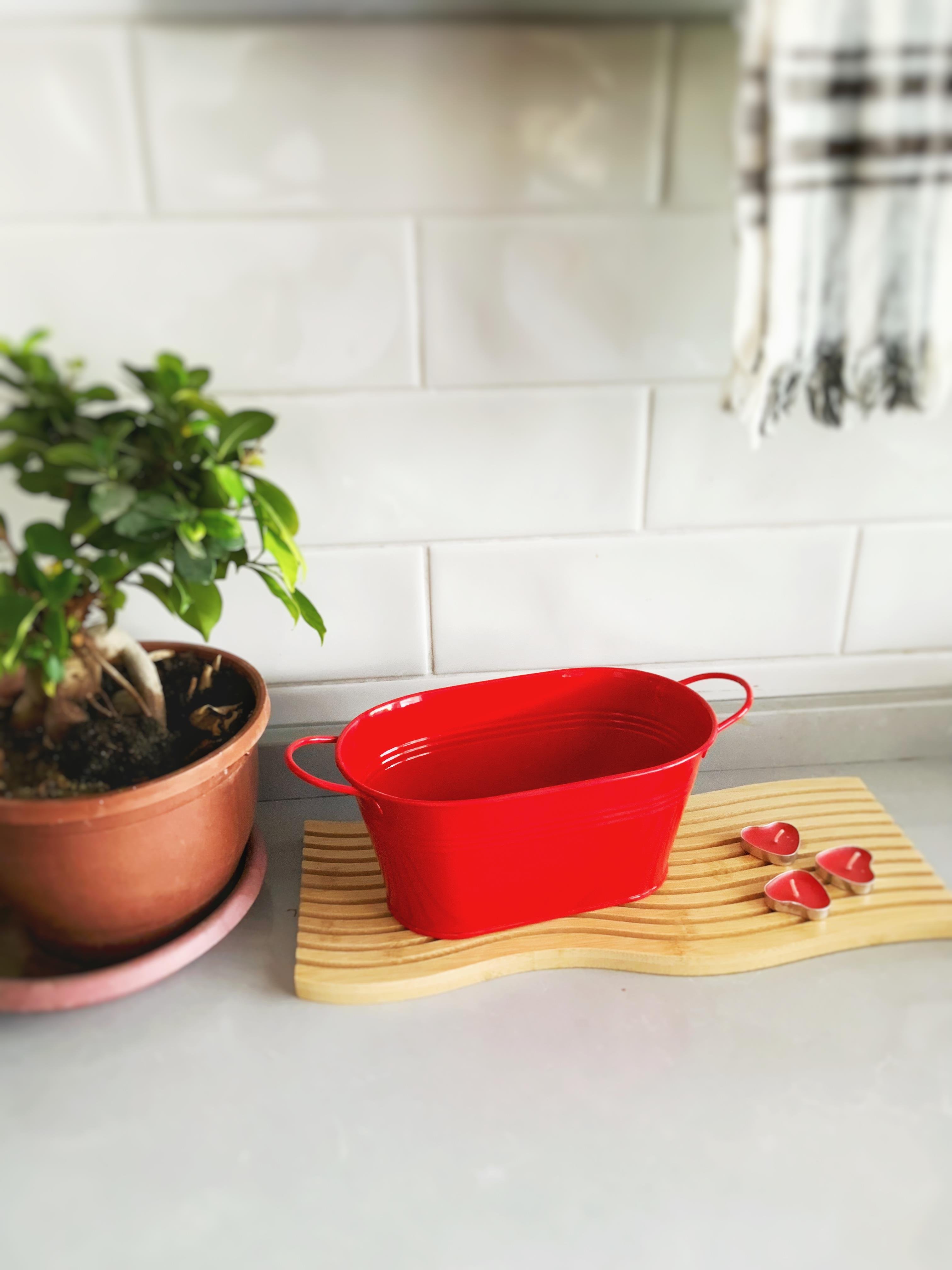 Dalgalı Bambu Sunum Tepsisi