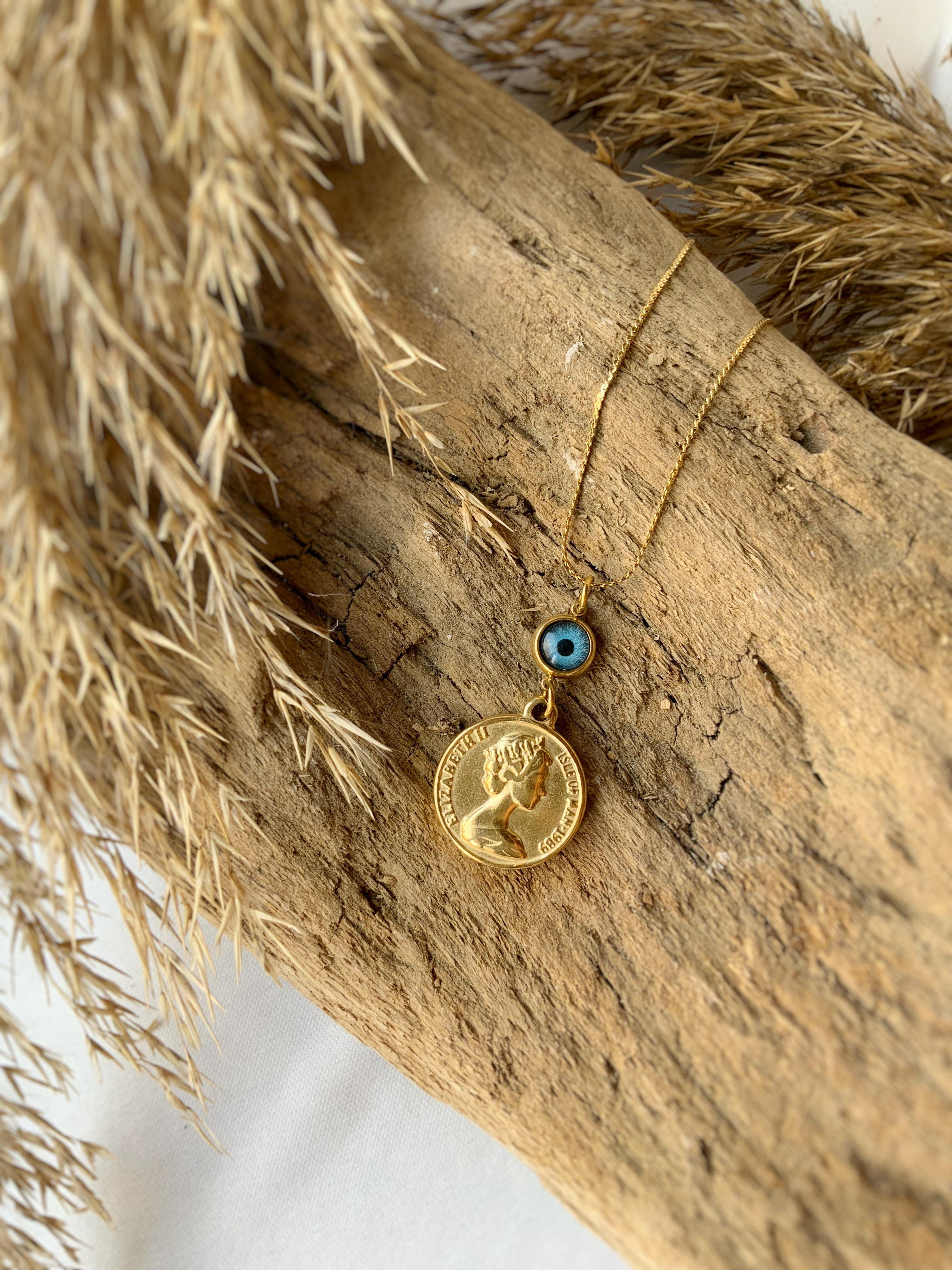 Elizabeth Madolyon Çelik Kolye