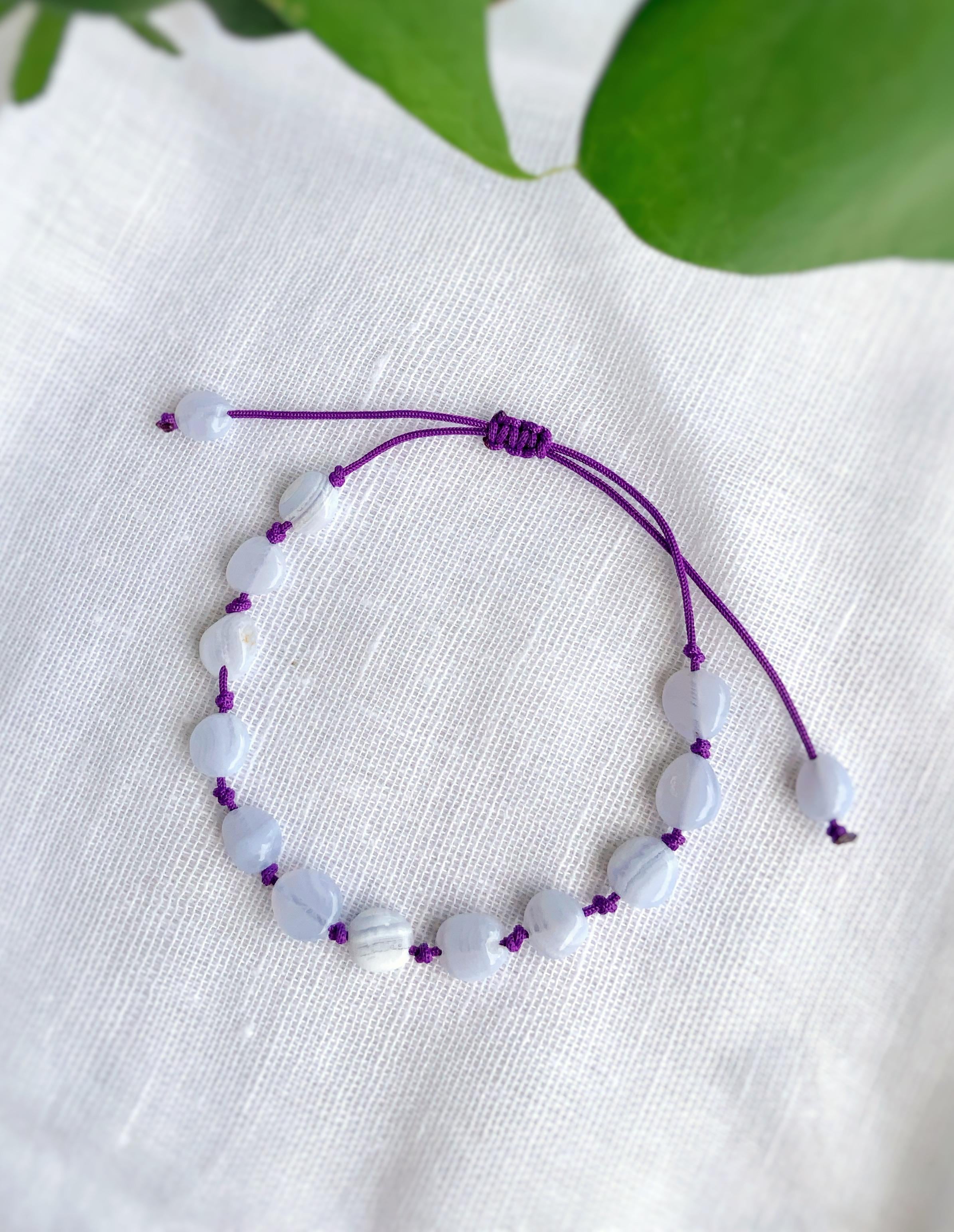 Kalsedon Taşlı Bileklik