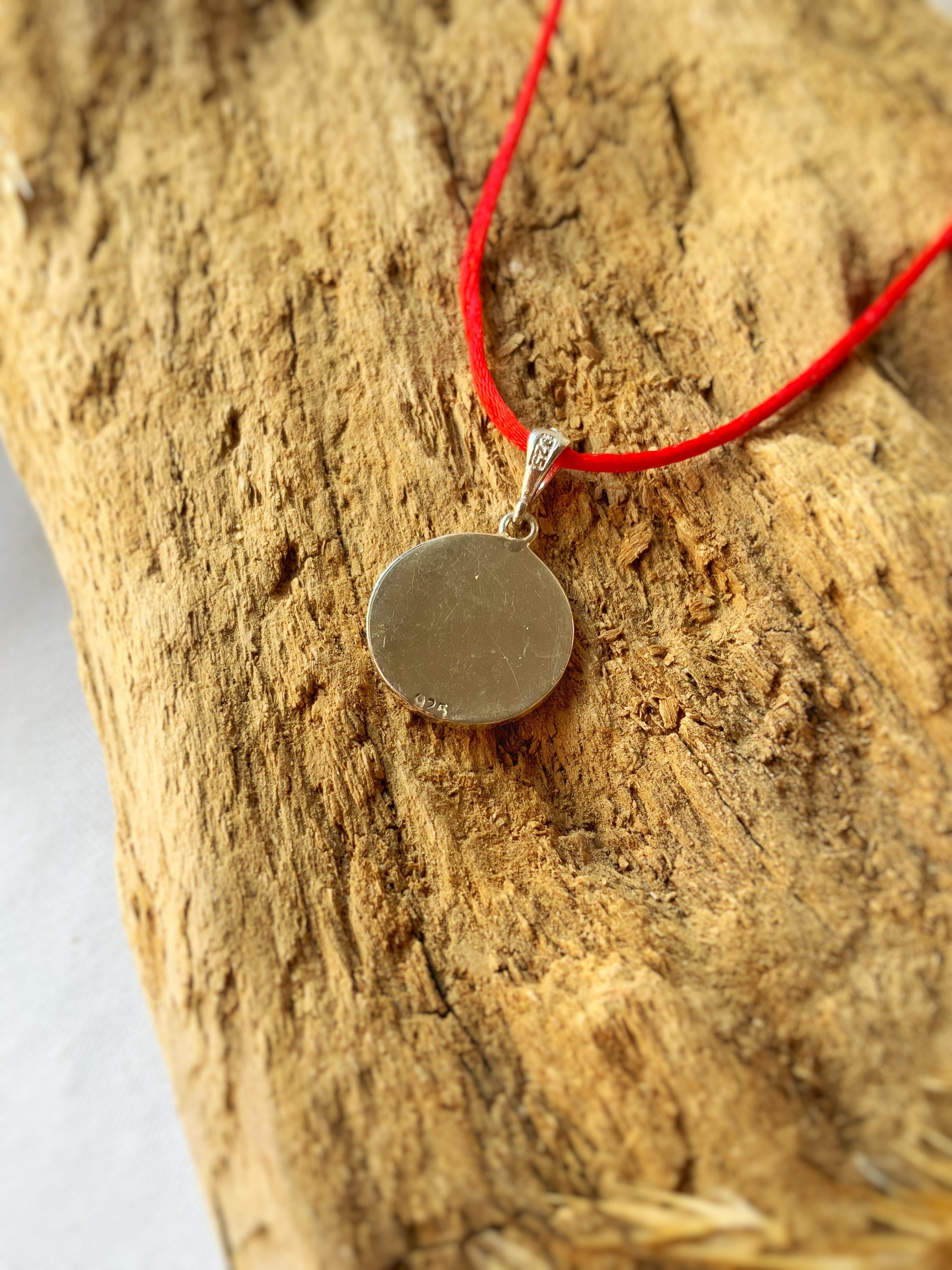 Lotus Gümüş Kolye Ucu