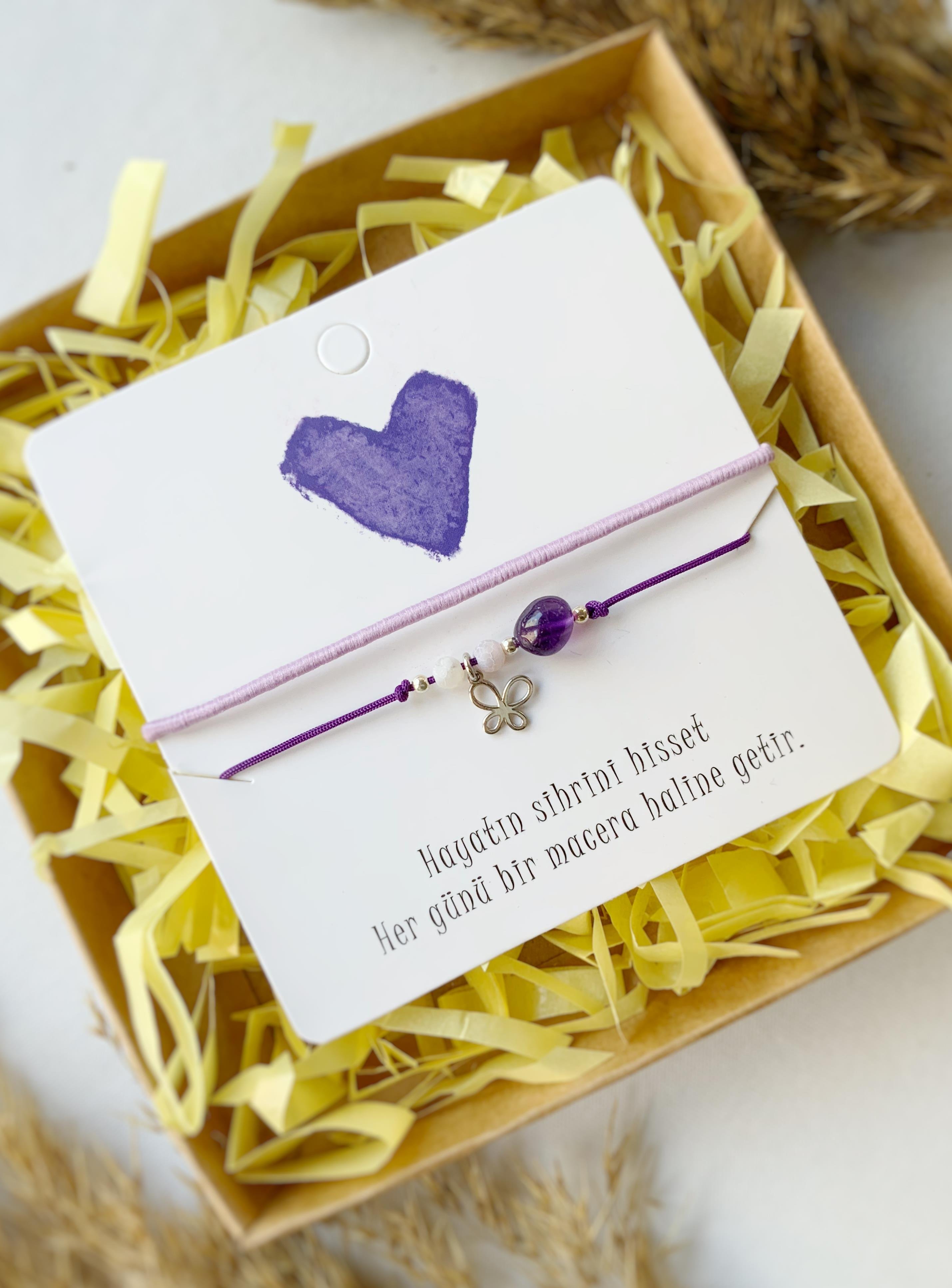 Minimal Kelebek Bileklik