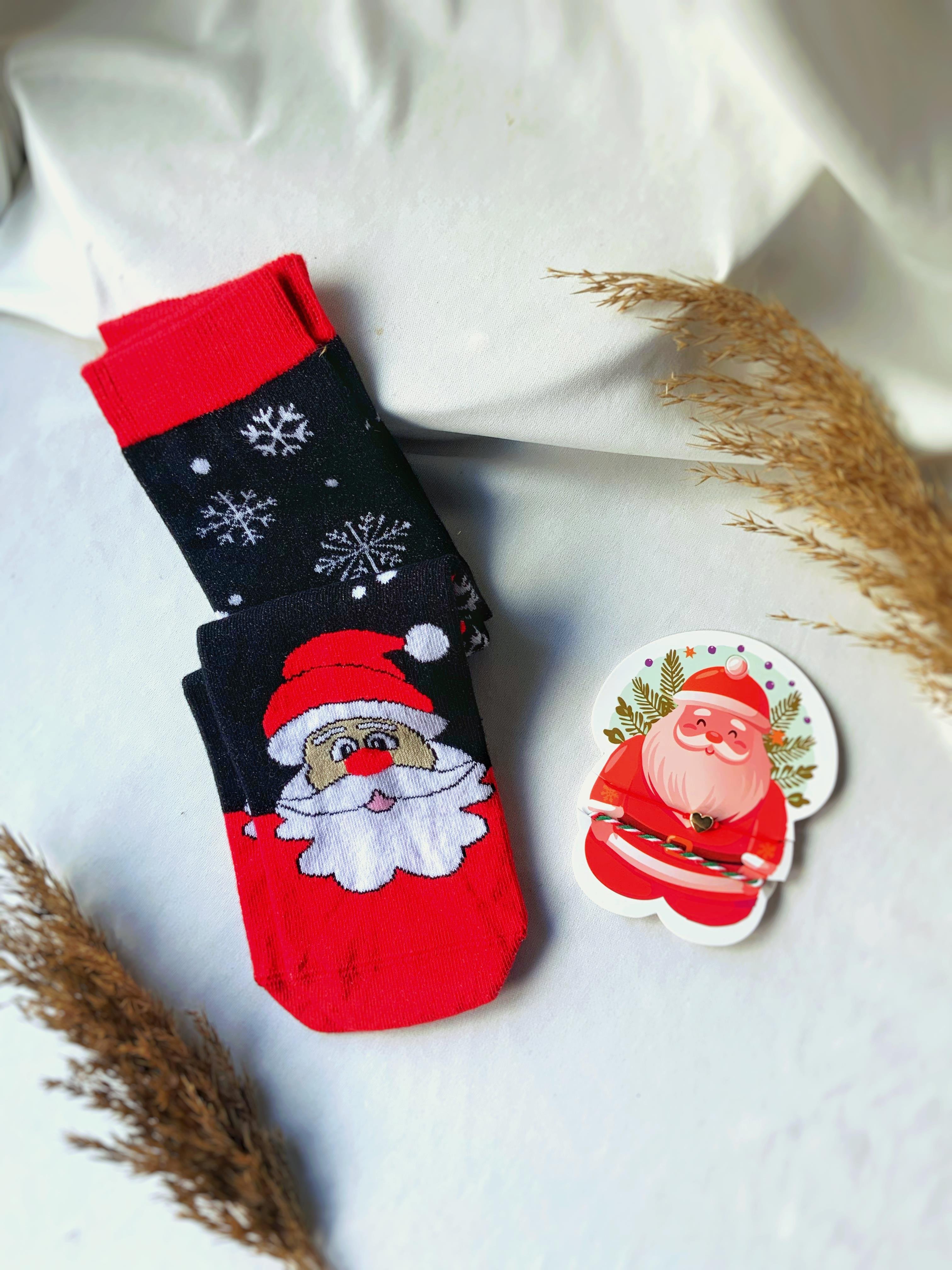 Noelbaba Yılbaşı Çorap Bileklik Seti