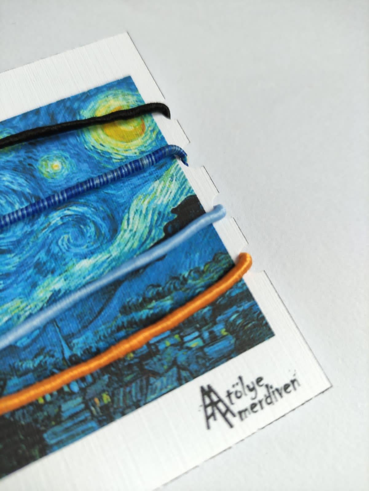 Van Gogh İp Bileklik Seti