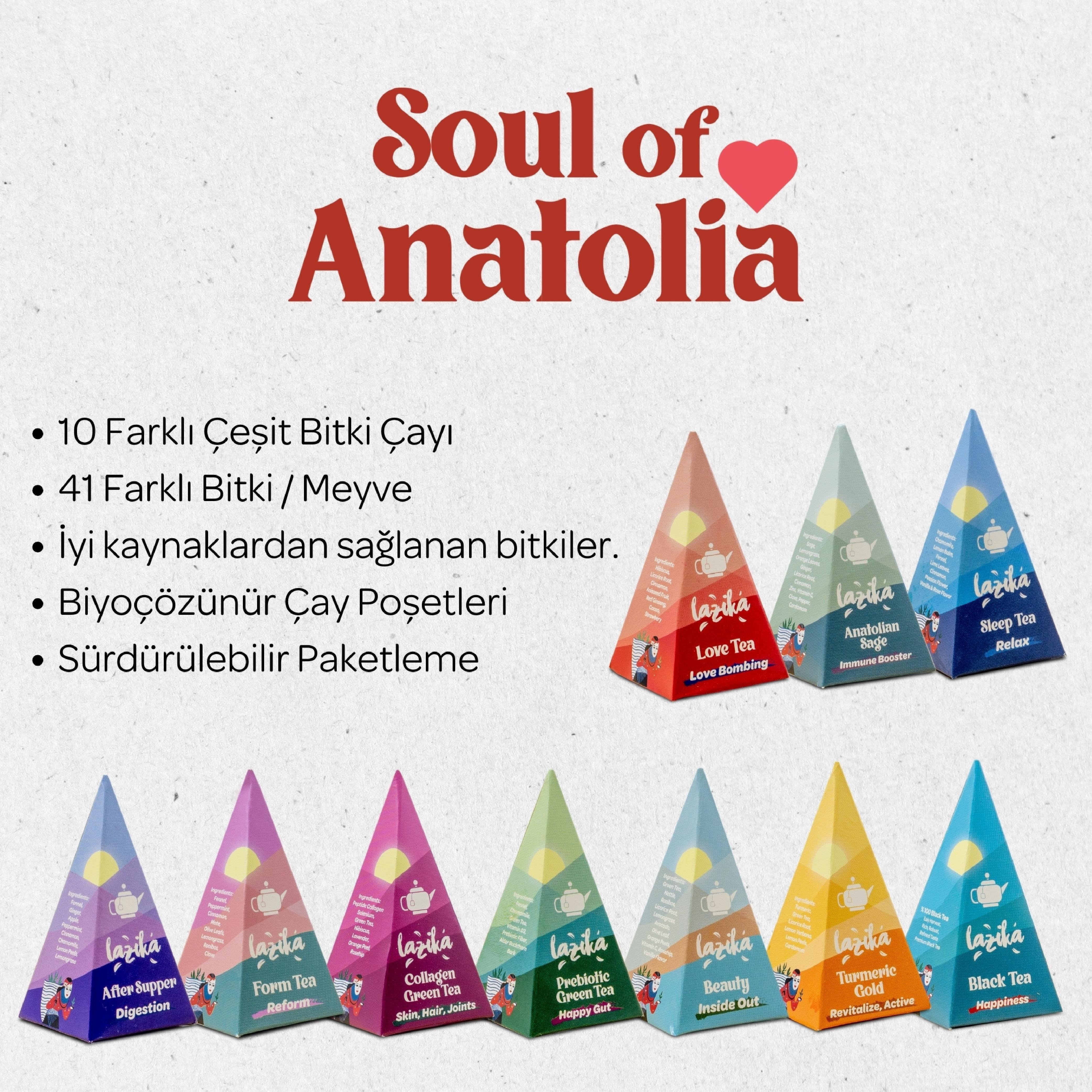 Avantajlı Soul of Anatolia Bitki Çayı Seti 20'li