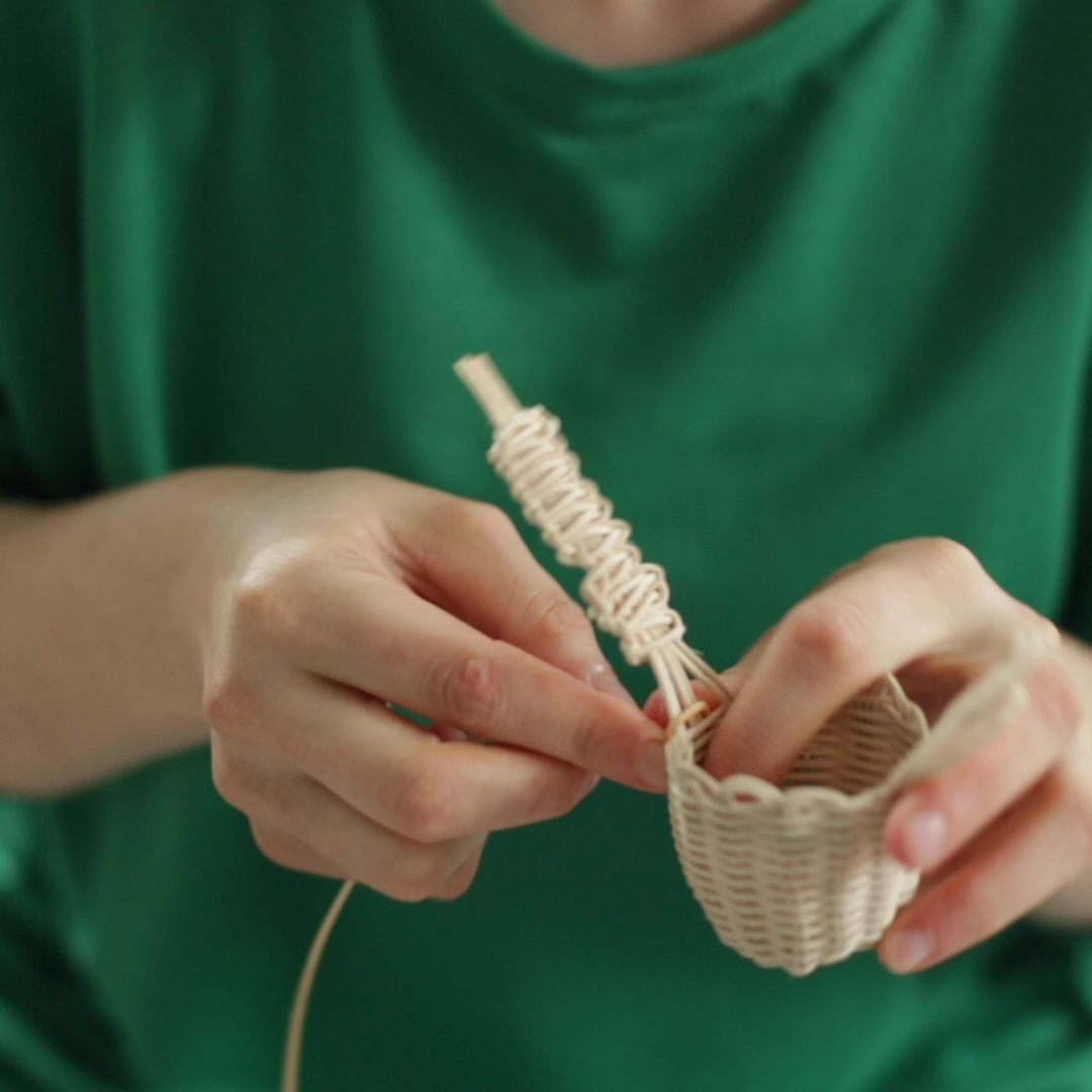 El Yapımı Bambu Süzgeç