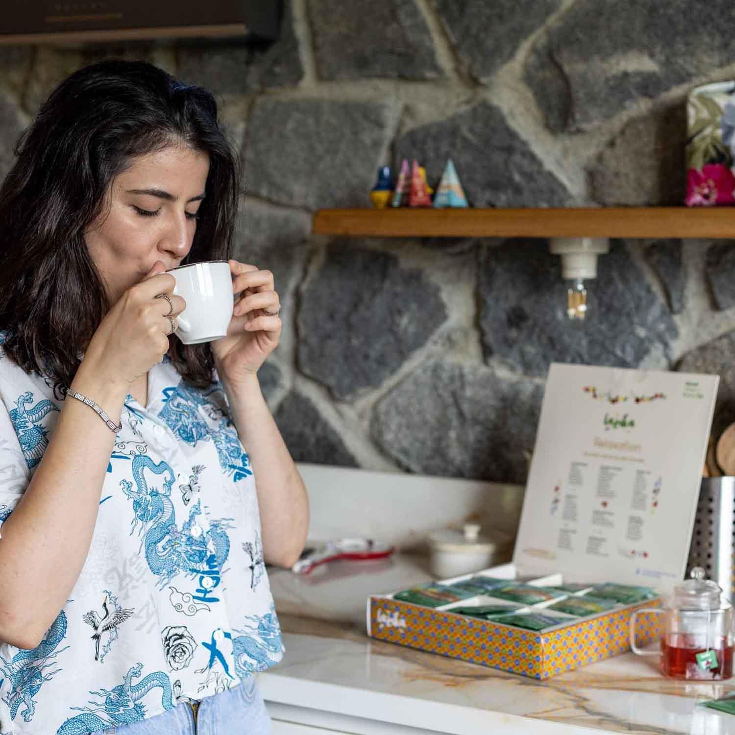 Rahatlama Odakli Bitki Çay Seti