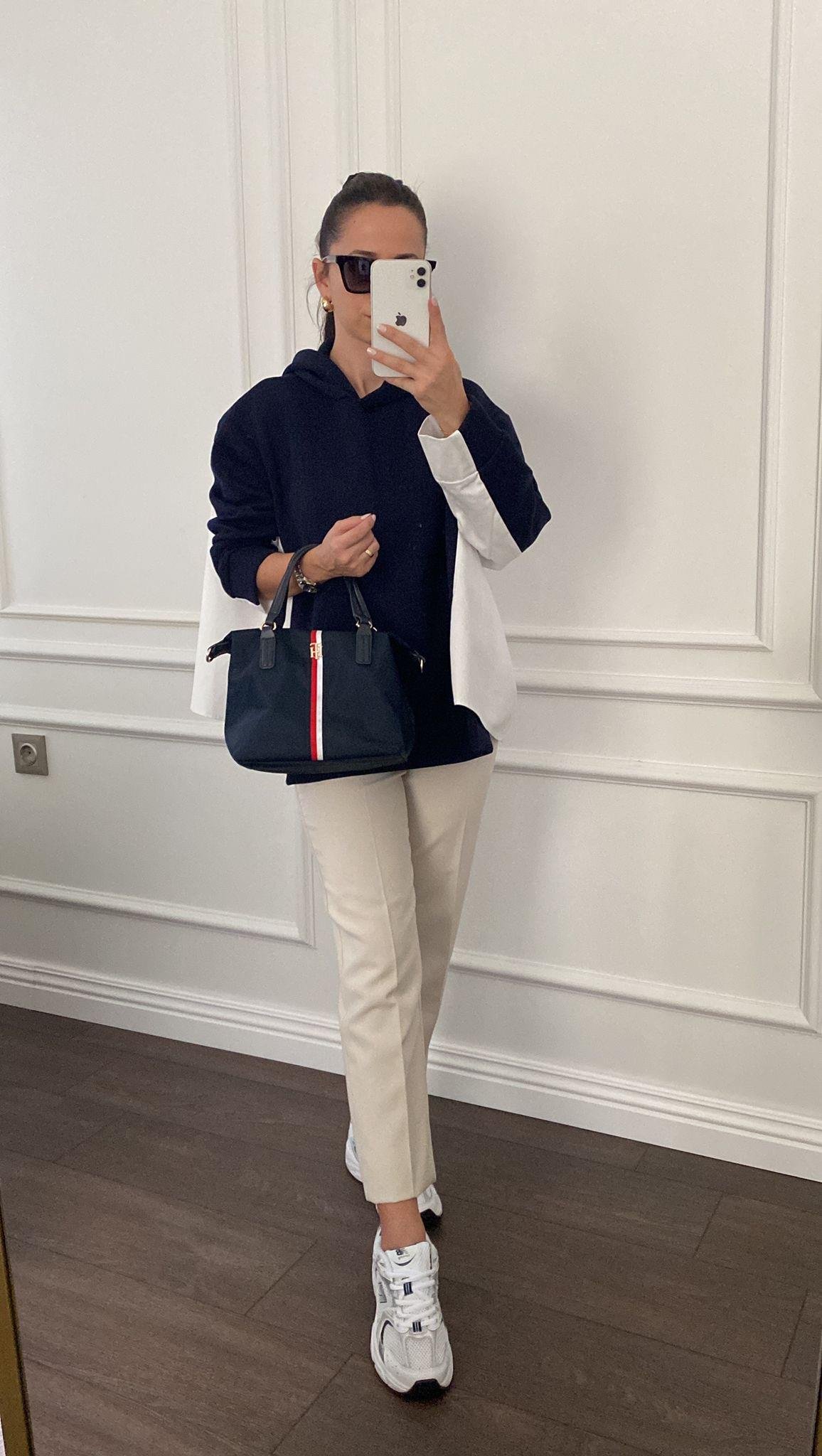 SWEATSHİRTBüşceGÖMLEK DETAYLI LACİVERT SWEAT