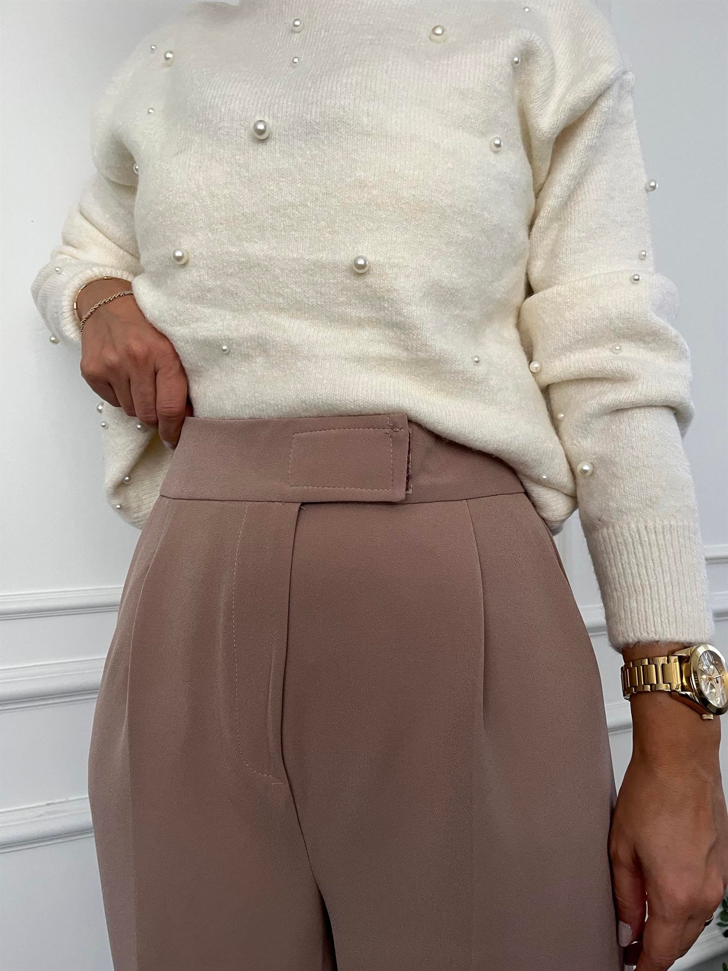 VİZON BOL KUMAŞ PANTALON