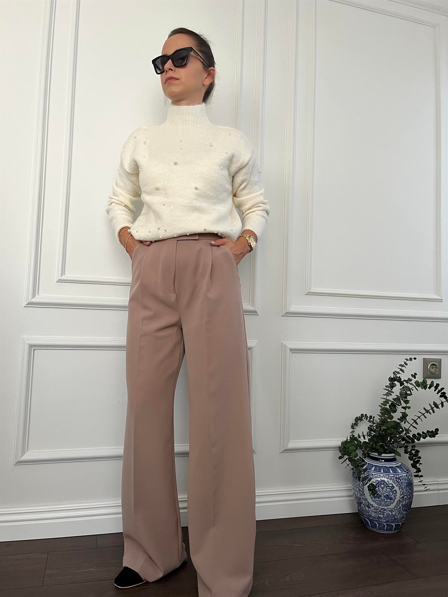 VİZON BOL KUMAŞ PANTALON