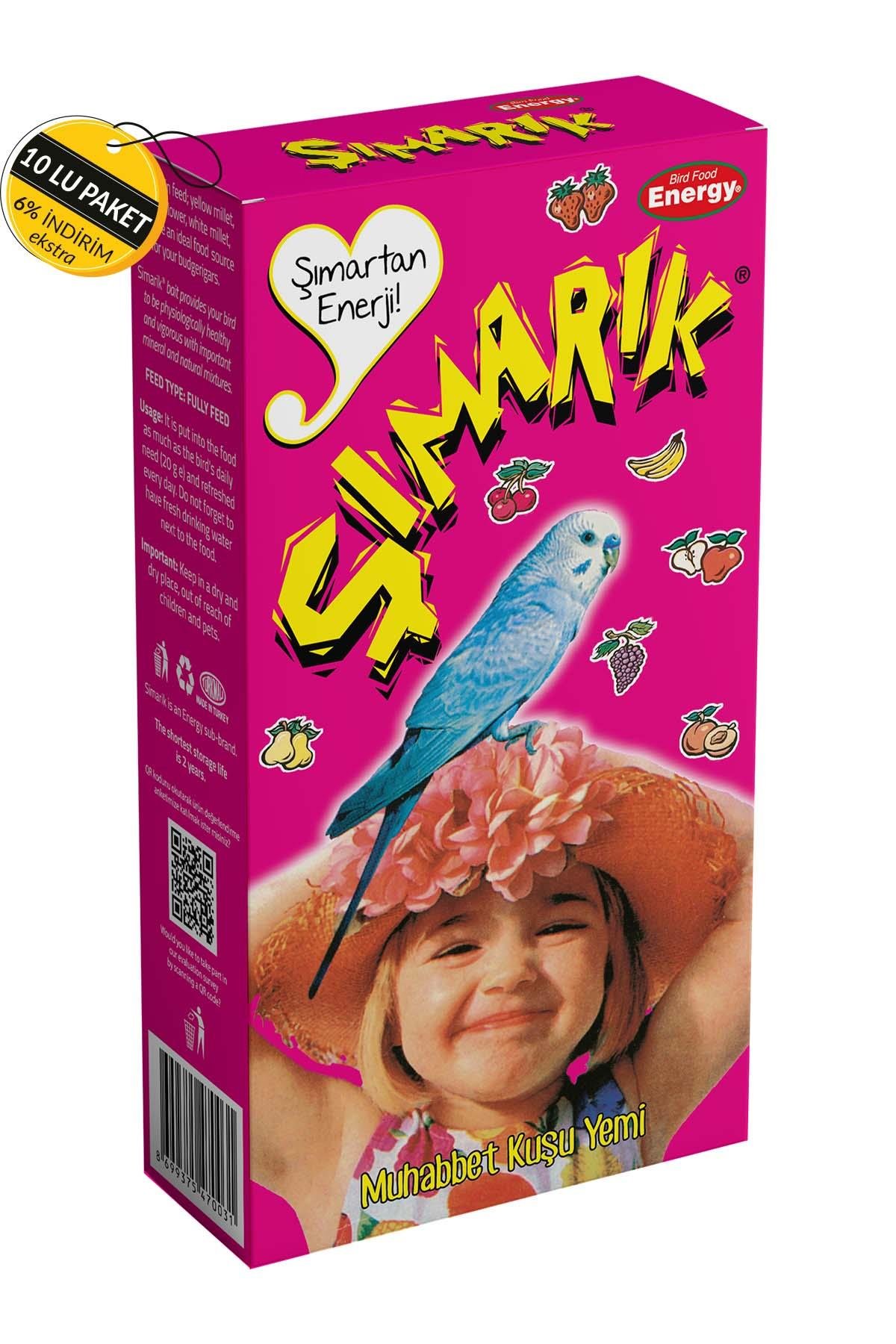 Şımarık Muhabbet Kuşu Yemi 300 G Özel Koli (10 Adet)