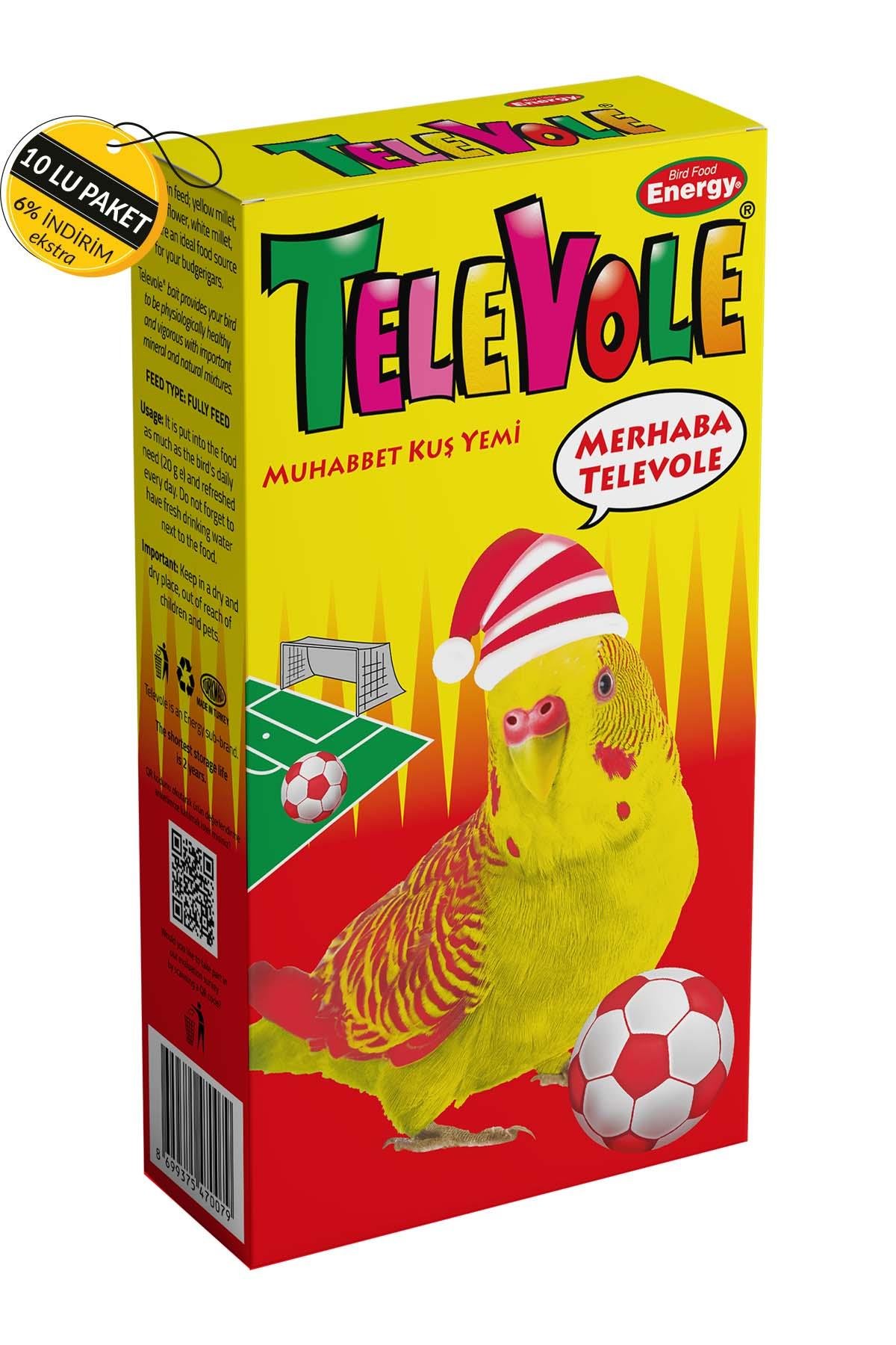 Televole Muhabbet Kuşu Yemi/gs 300 G Özel Koli (10 Adet)