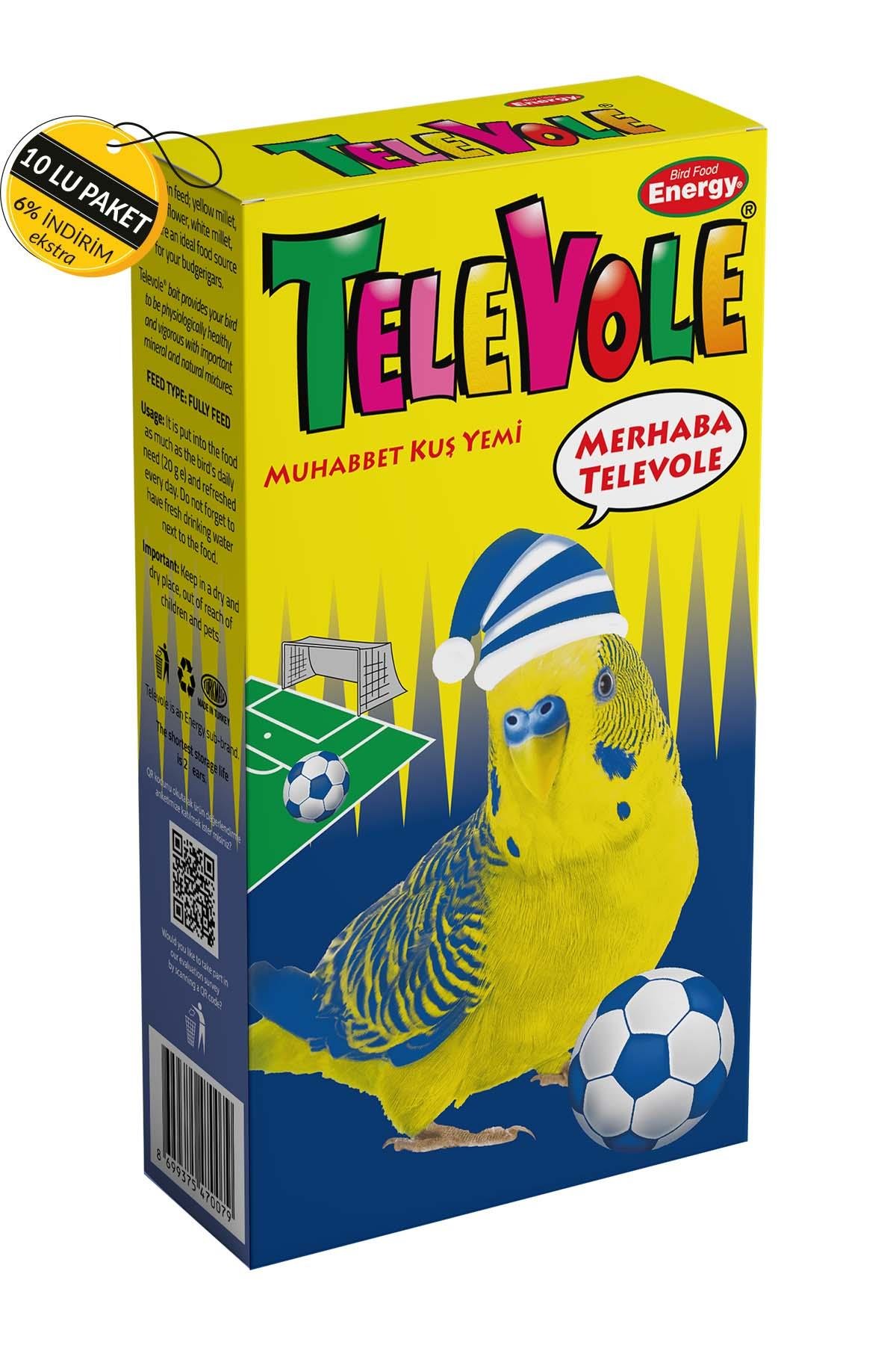 Televole Muhabbet Kuşu Yemi/fb 300 G Özel Koli (10 Adet)