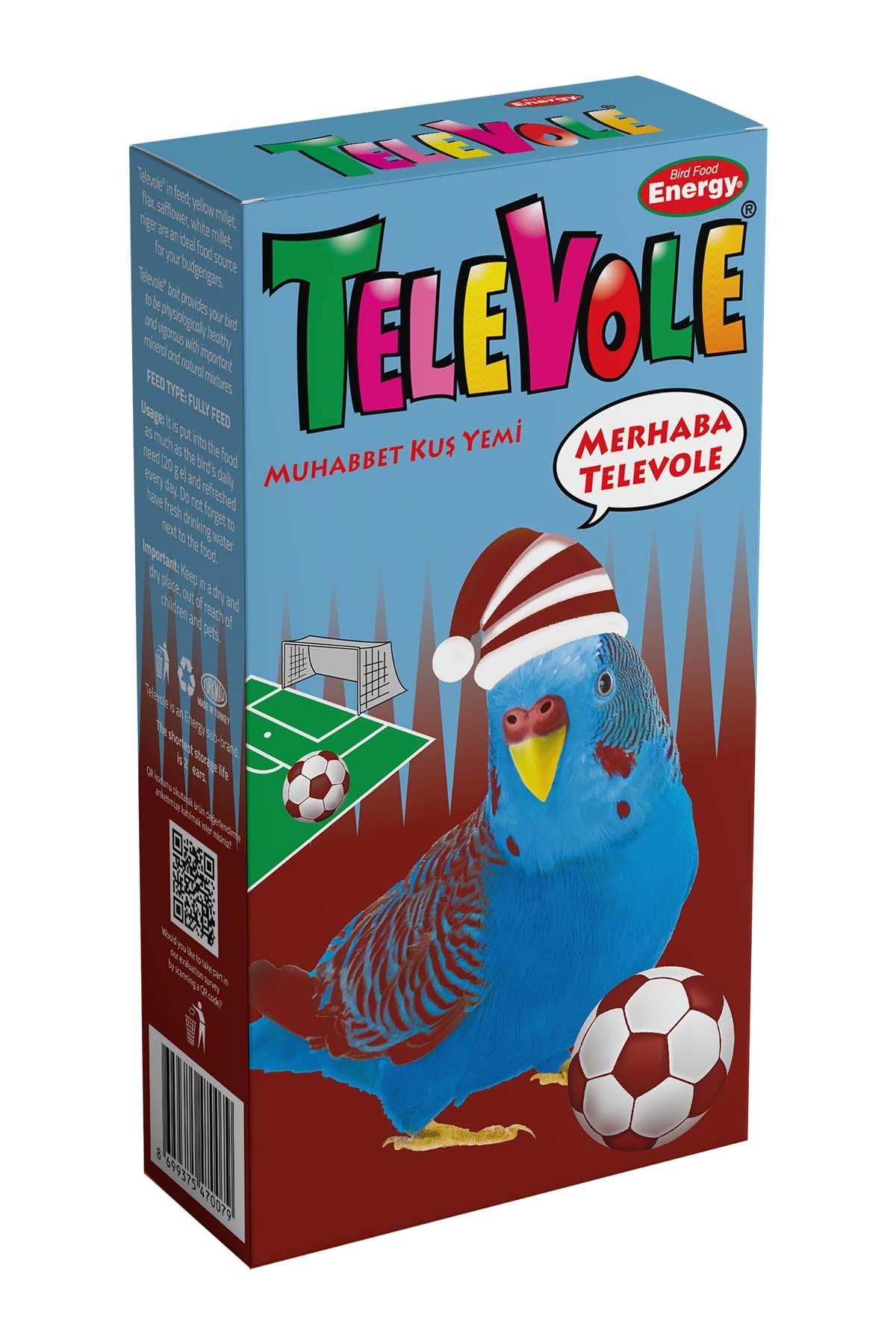 ENERGY TELEVOLE MUHABBET KUŞU YEMİ 300 G-TS-20 ADET