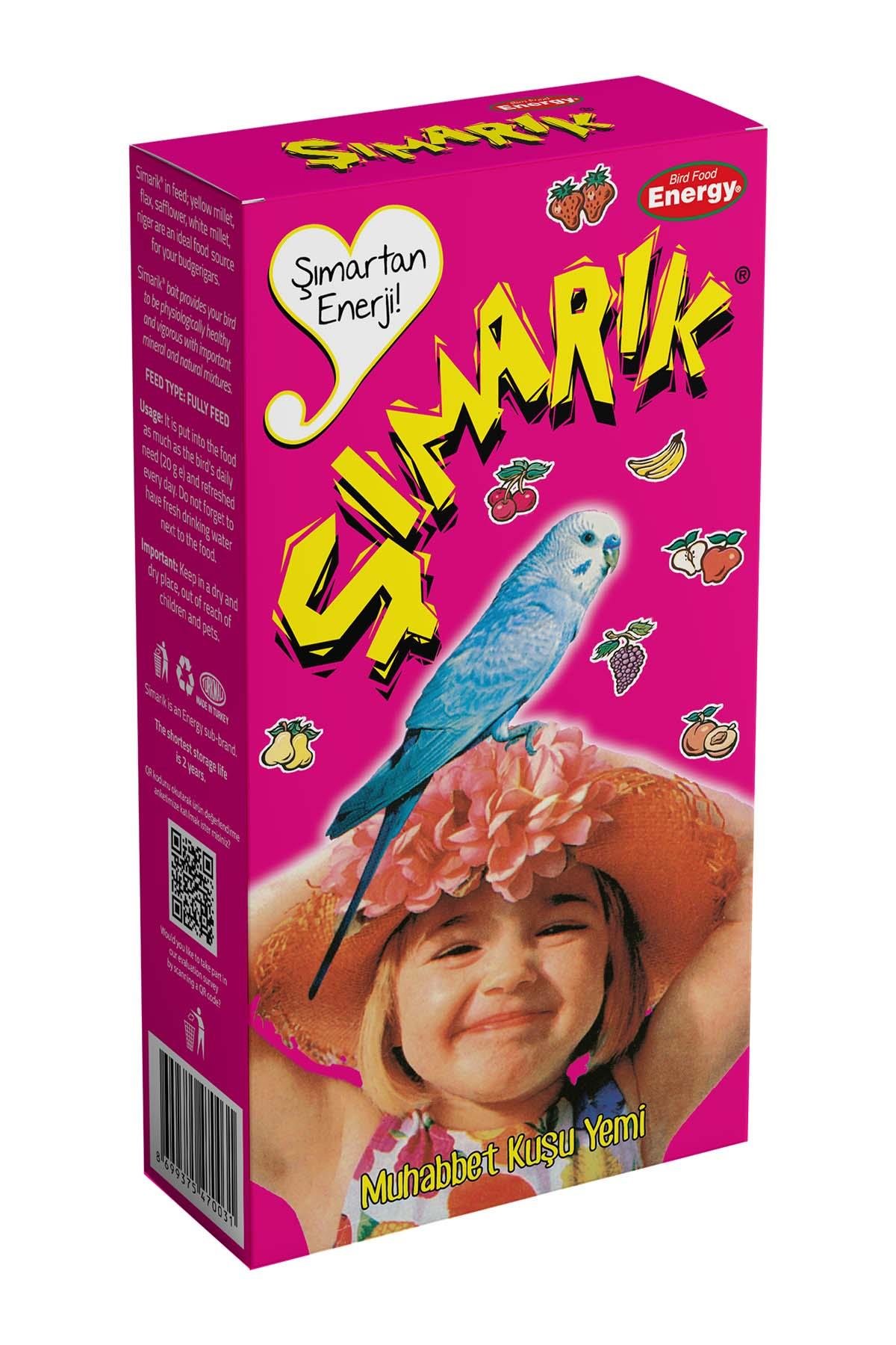 ENERGY ŞIMARIK MUHABBET KUŞU YEMİ 300 G 20 ADET 