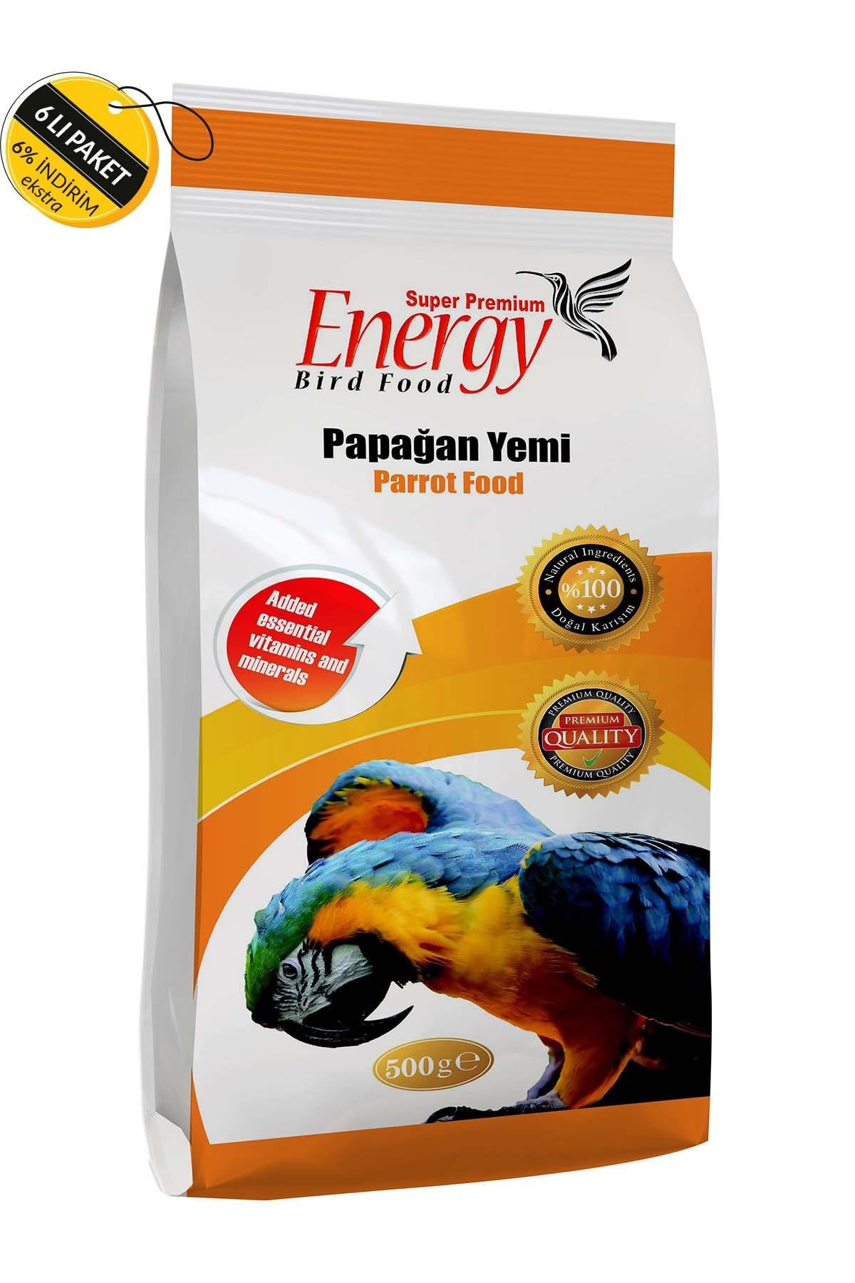 Energy Papağan Yemi 500 G Özel Koli (6 Adet)