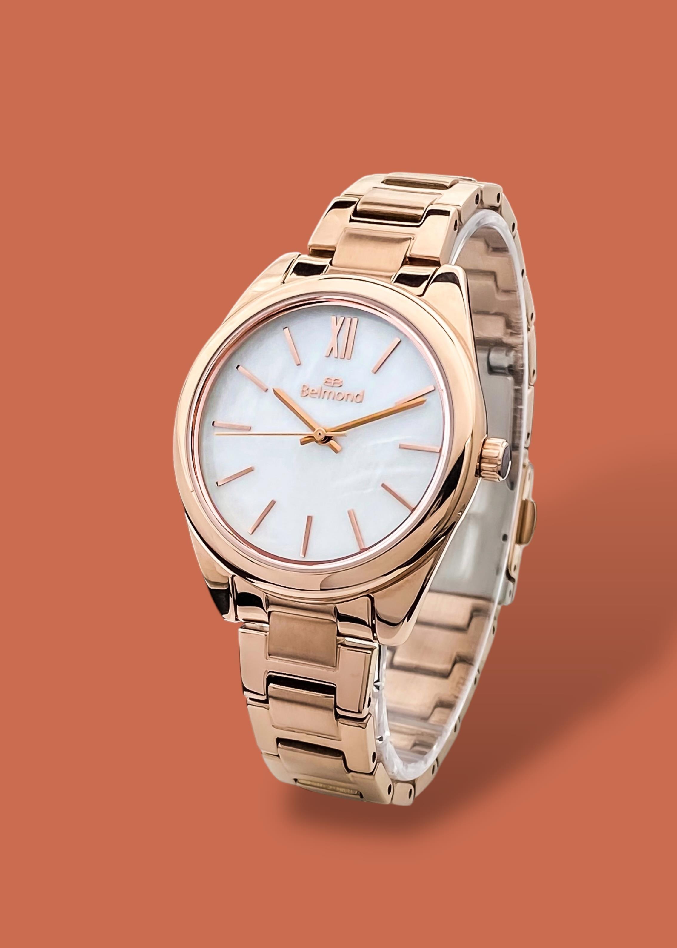 Orijinal 2 Yıl Garantili 3 Atm Su Geçirmez Rose Gold Renk Çelik Kordon Kadın Kol Saati