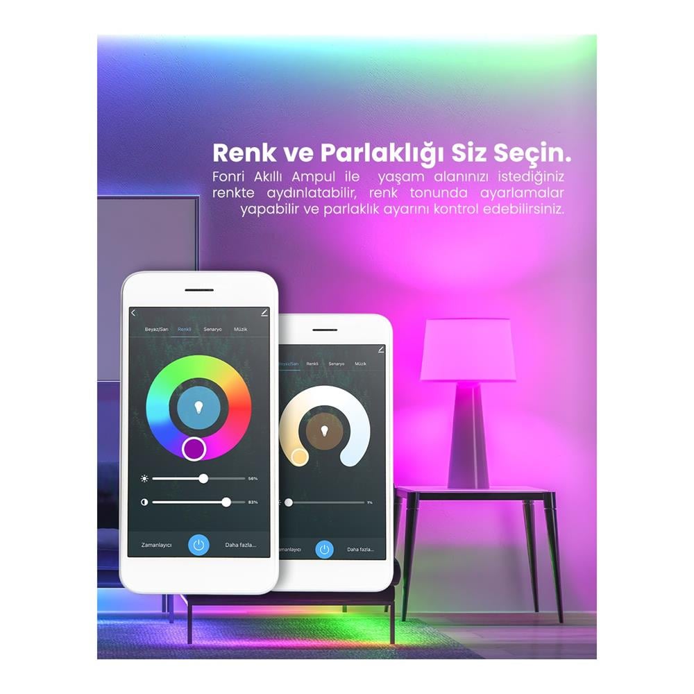 Akıllı Priz Ve Ampul 2'li Set