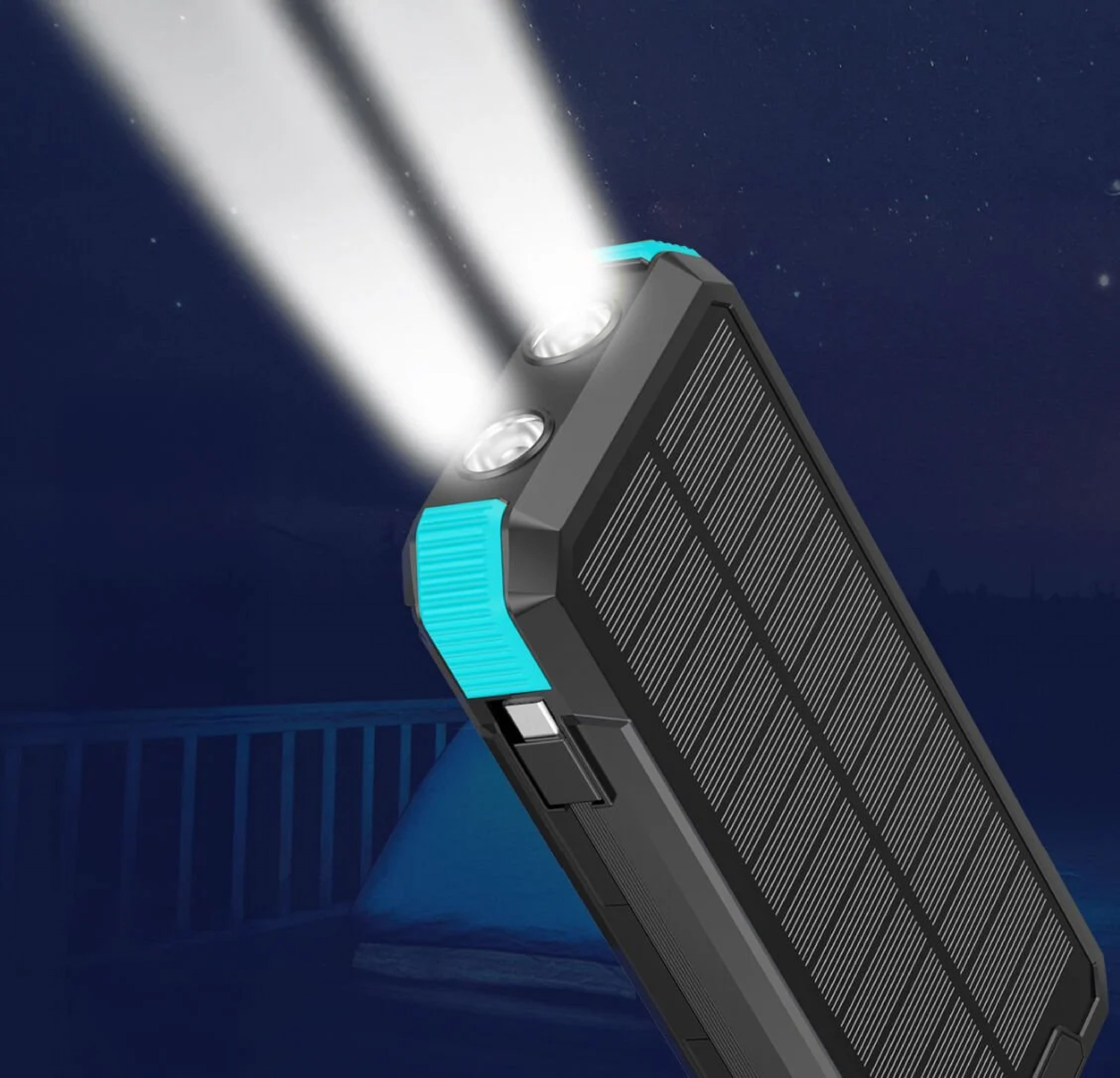 Aspilsan 20000HS Powerbank + 6'lı Solar Panel Dahil