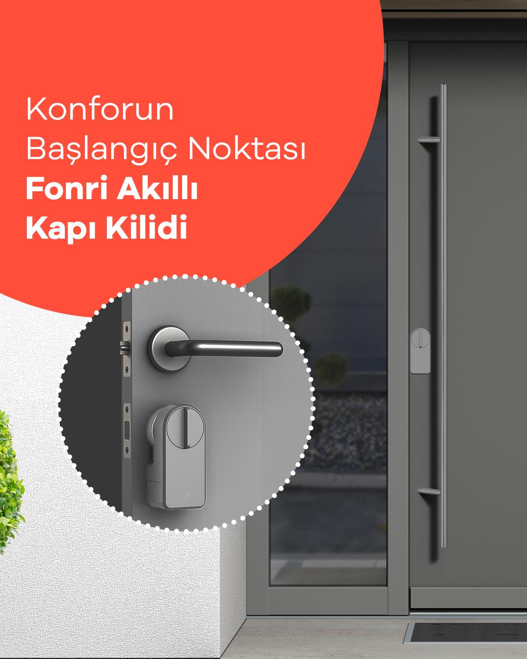 Fonri Akıllı Kapı Kilidi Ve Tuş Takımı