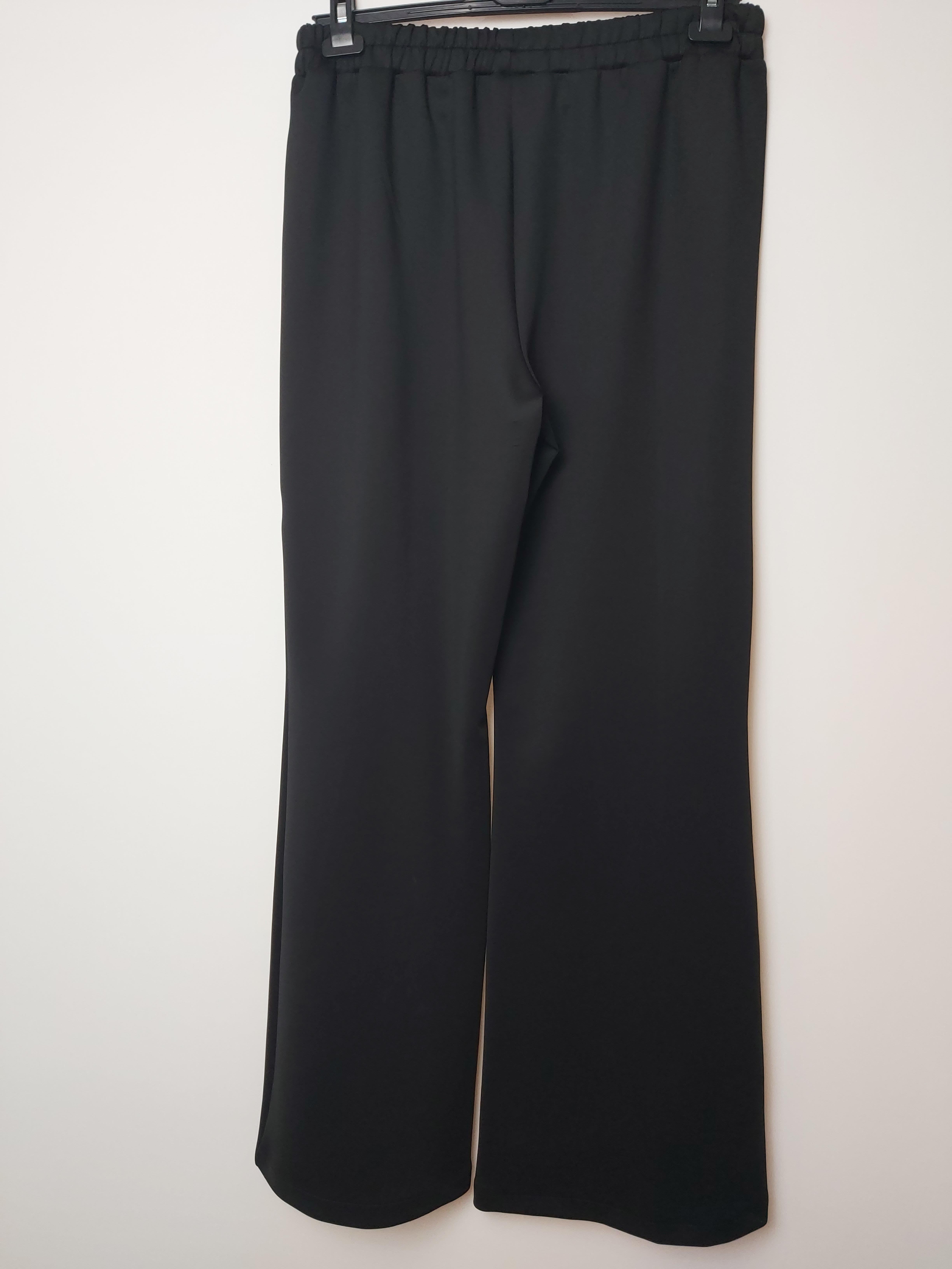 ORHAN STORE İSPANYOL PAÇA YIRTMAÇLI SCUBA PANTOLON SİYAH 1043