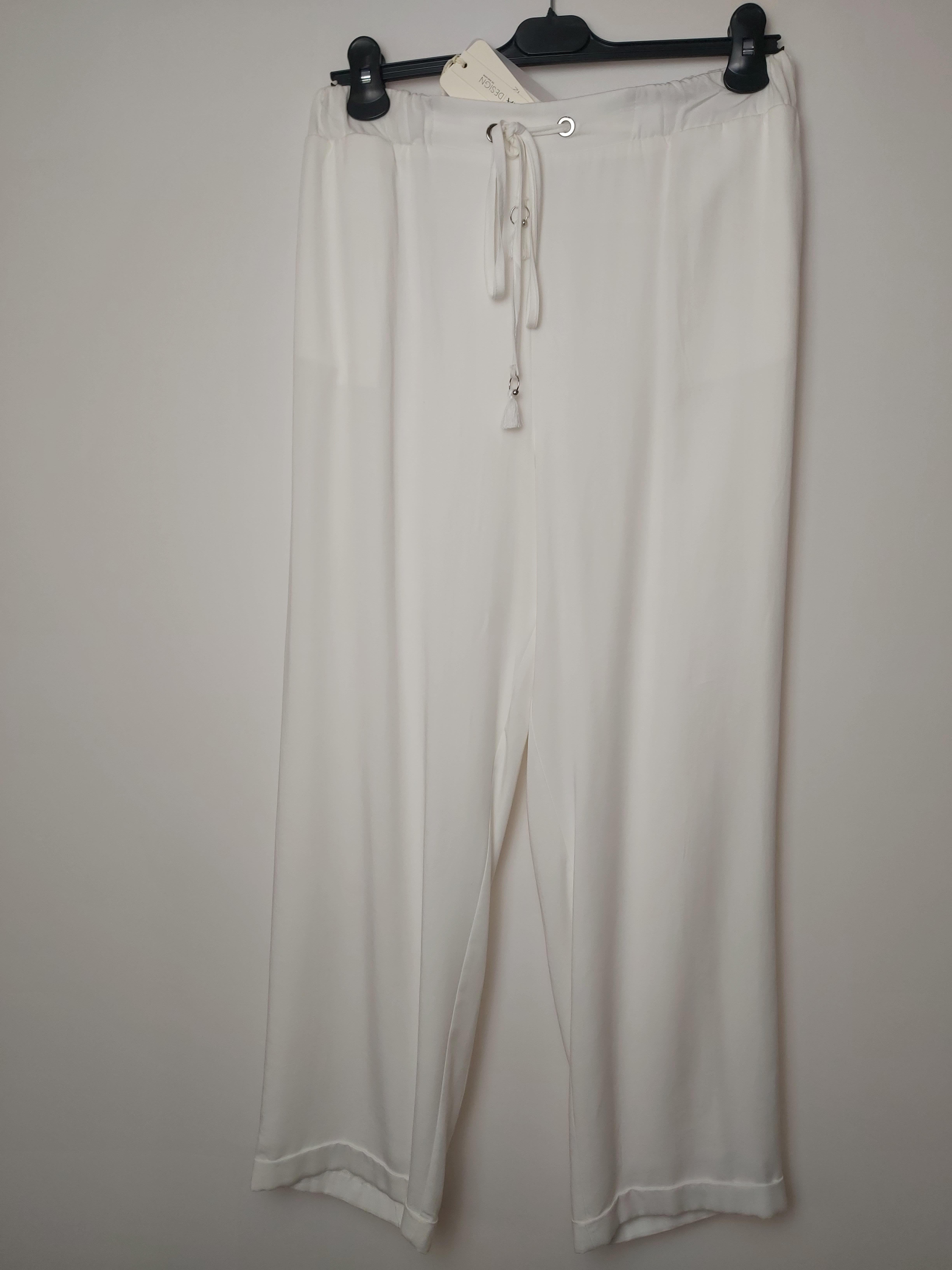 HUKKA ASTARLI BELİ LASTİKLİ AKSESUARLI PANTOLON EKRU 23Y05P07