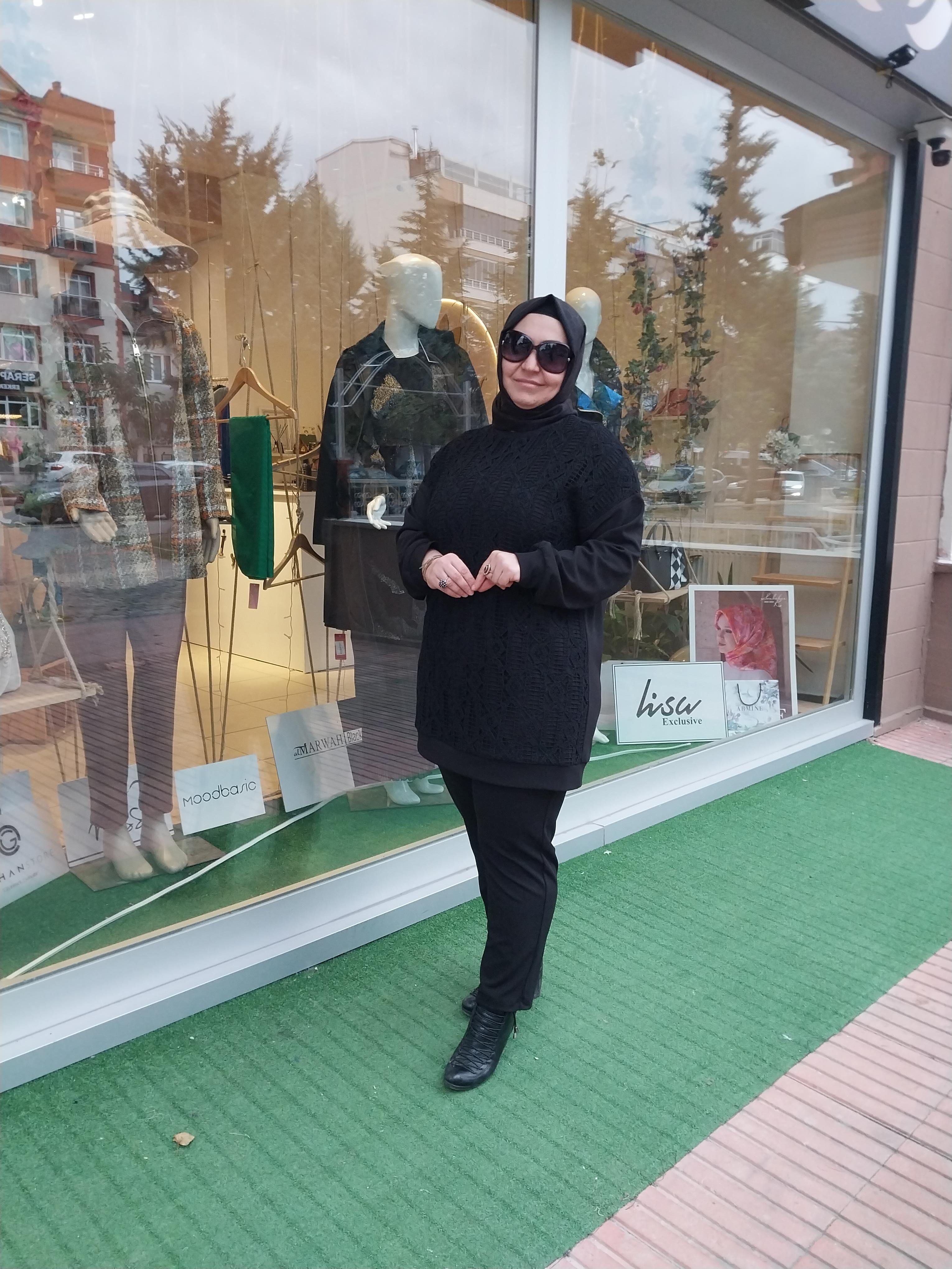 NURCAN ÇETİN DANTEL DETAYLI PANTOLONLU TAKIM SİYAH 24403