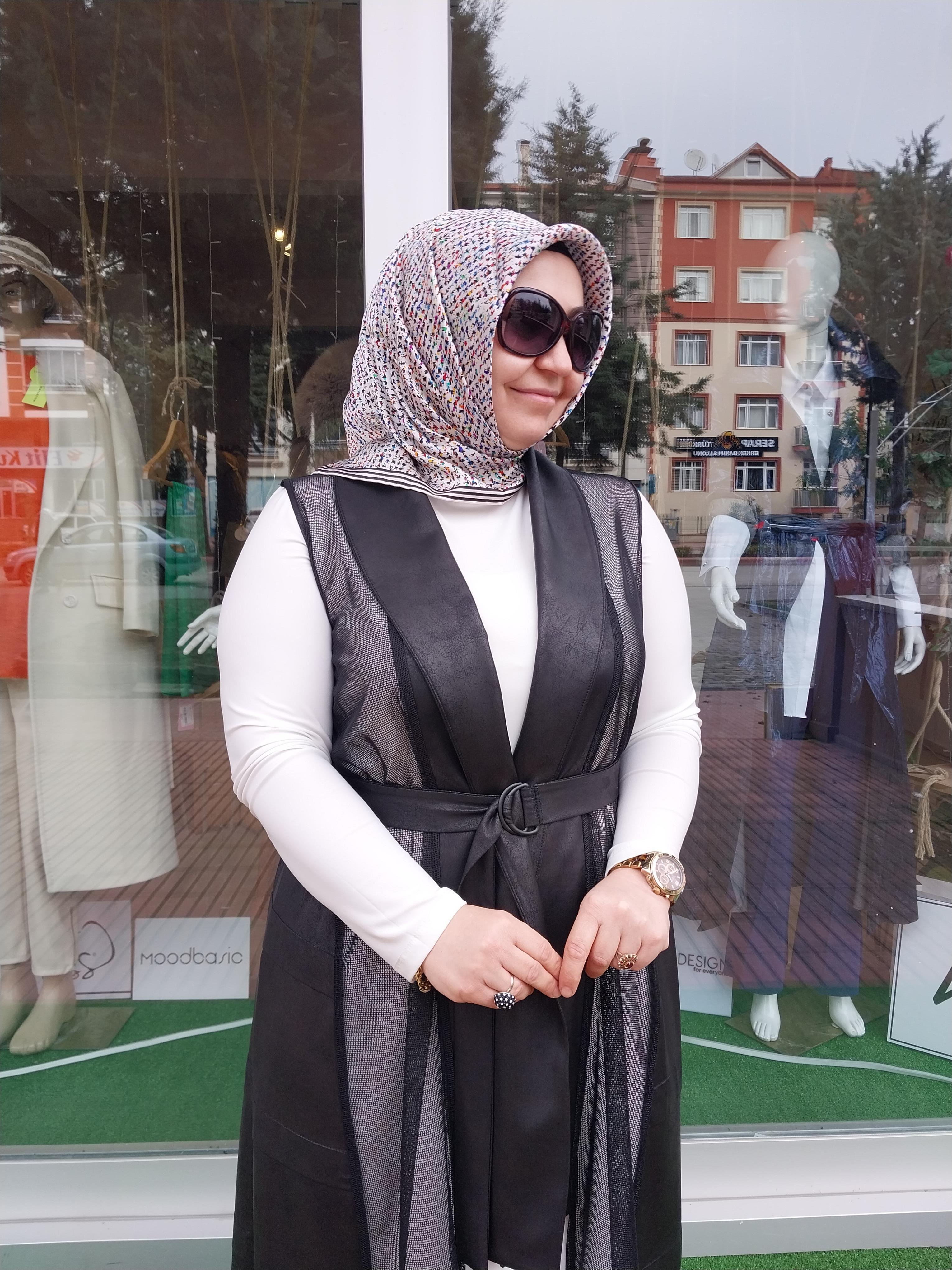 NURCAN ÇETİN FİLE DETAYLI YELEK SİYAH 24721