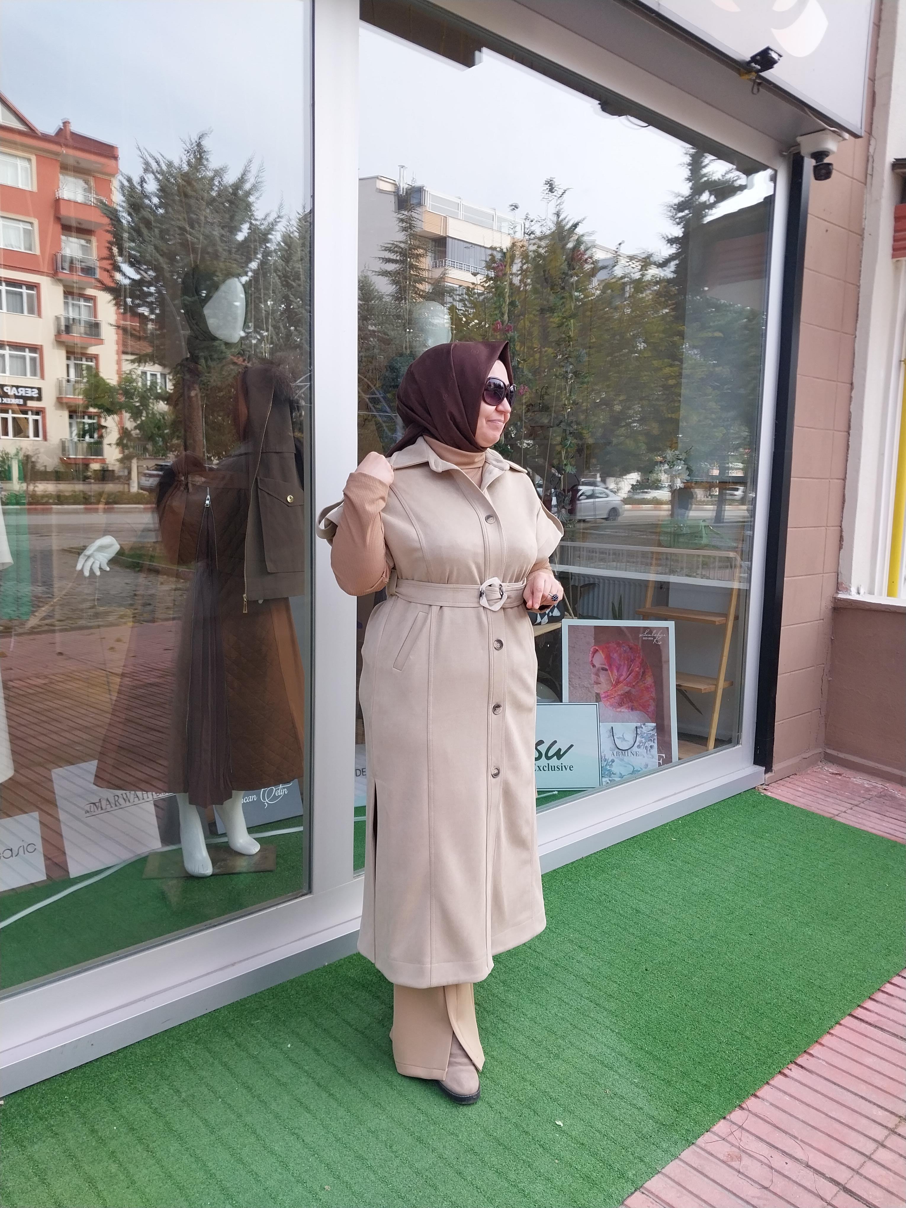 NURCAN ÇETİN CEKET YELEK TAŞ 24739