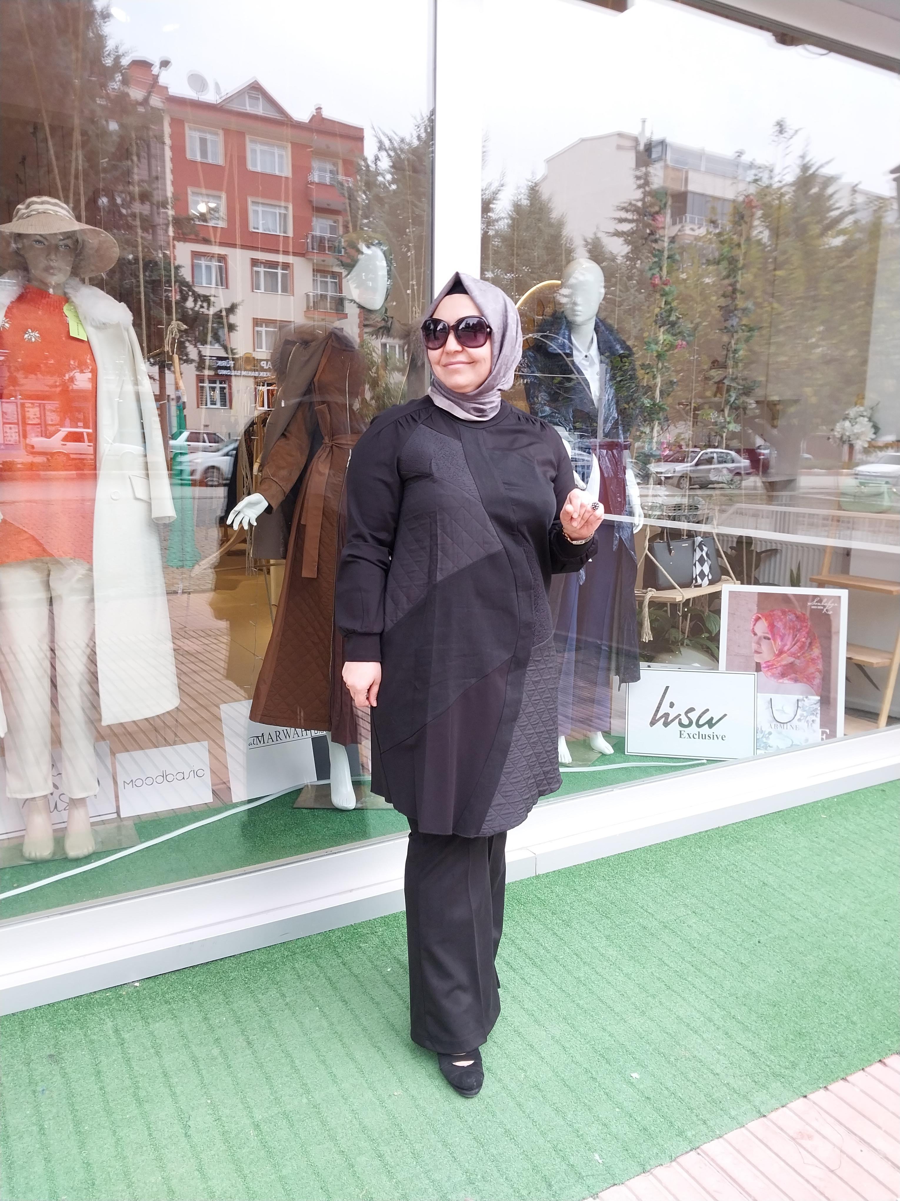 MİSSWHENCE KAPİTONE DETAYLI TUNİK SİYAH 34024