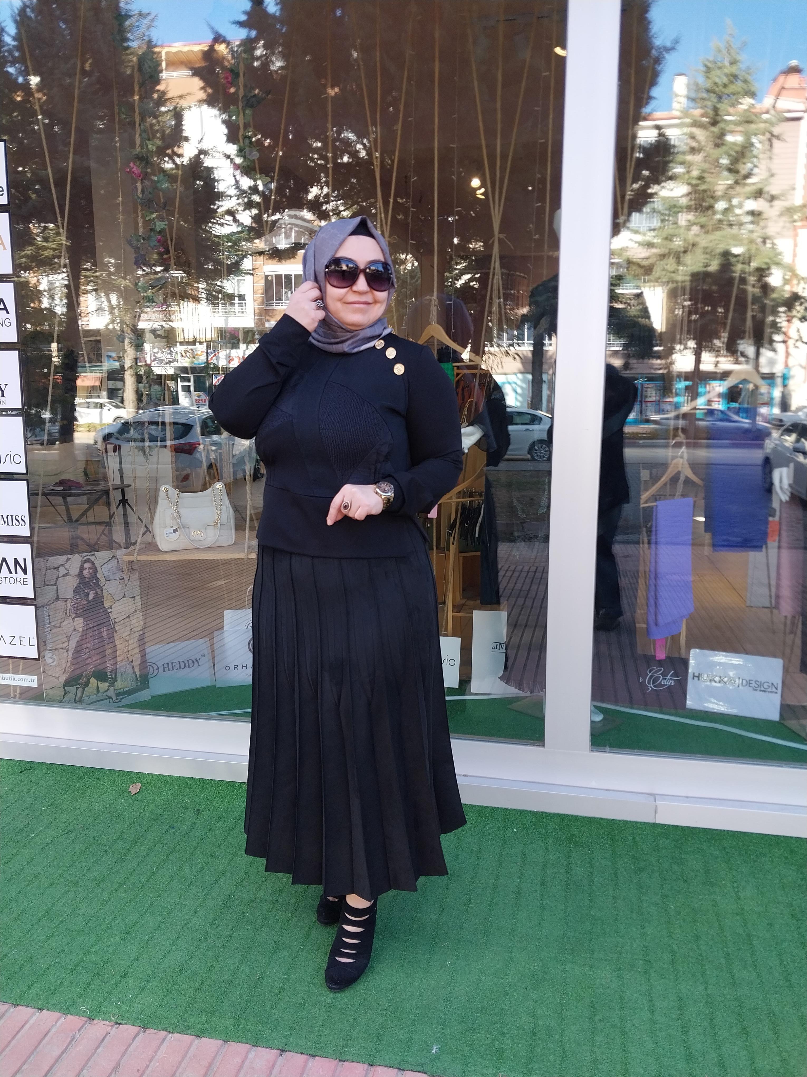 MİSSWHENCE ÇELİK ÖRME KISA BLUZ SİYAH 34044