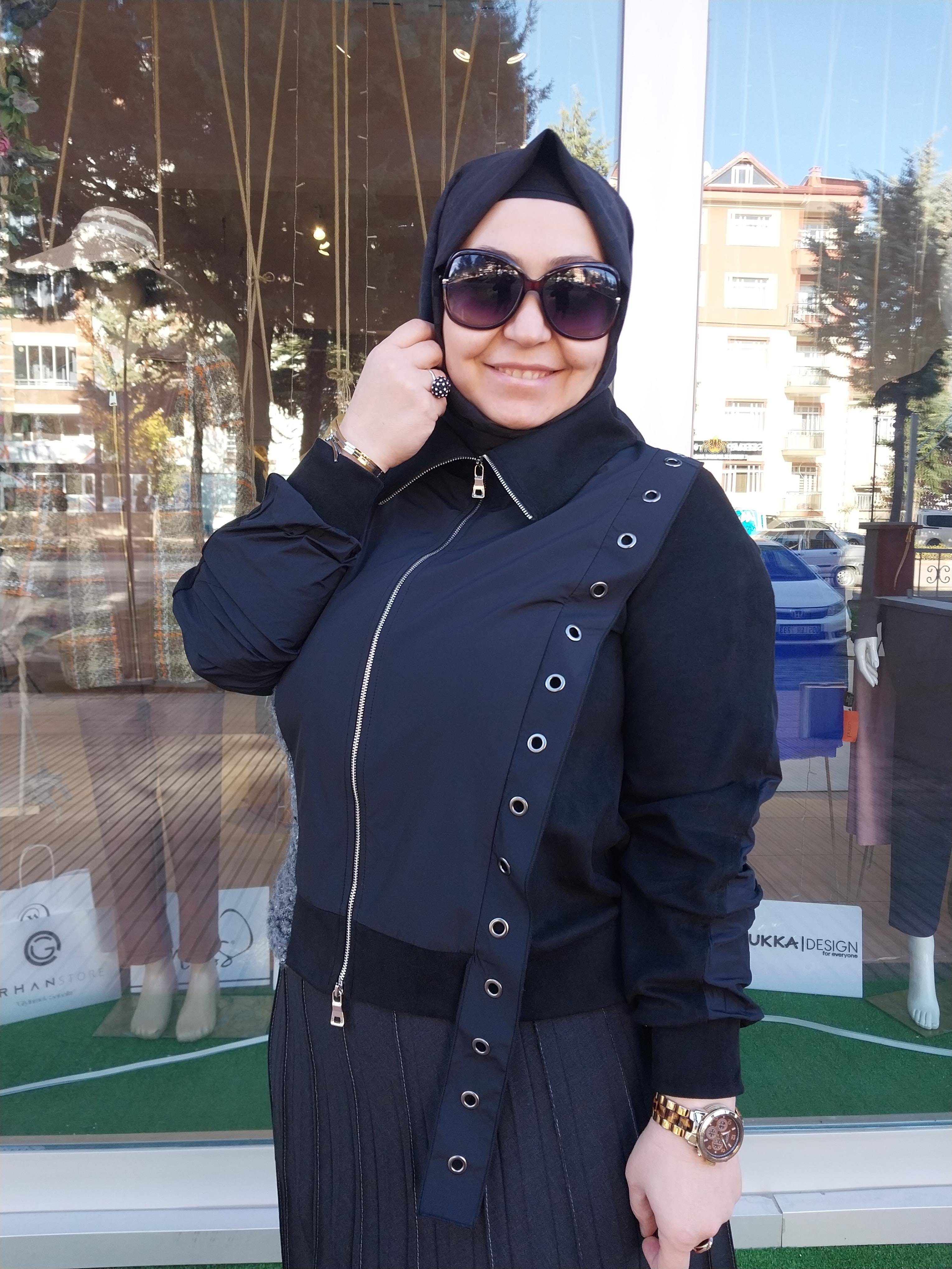 MİSSWHENCE PETCWORK FERMUARLI CEKET SİYAH 34200