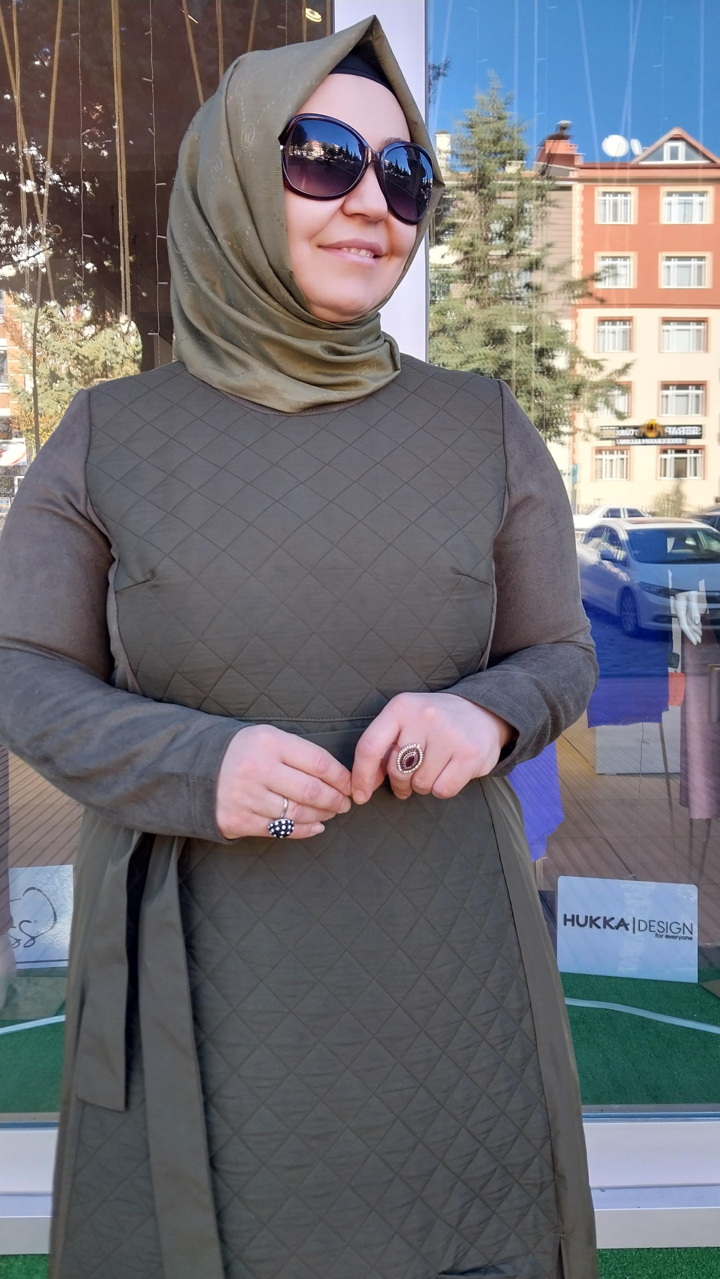 MİSSWHENCE KAPİTONE DETAYLI SÜET ELBİSE YEŞİL 34814