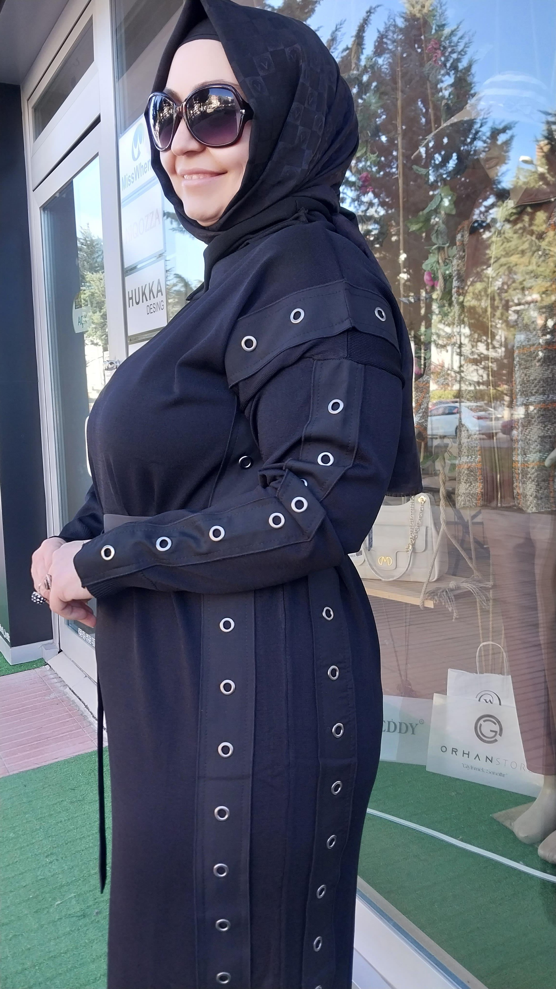 MİSSWHENCE KEMER DETAYLI TRİKO ELBİSE SİYAH 34817