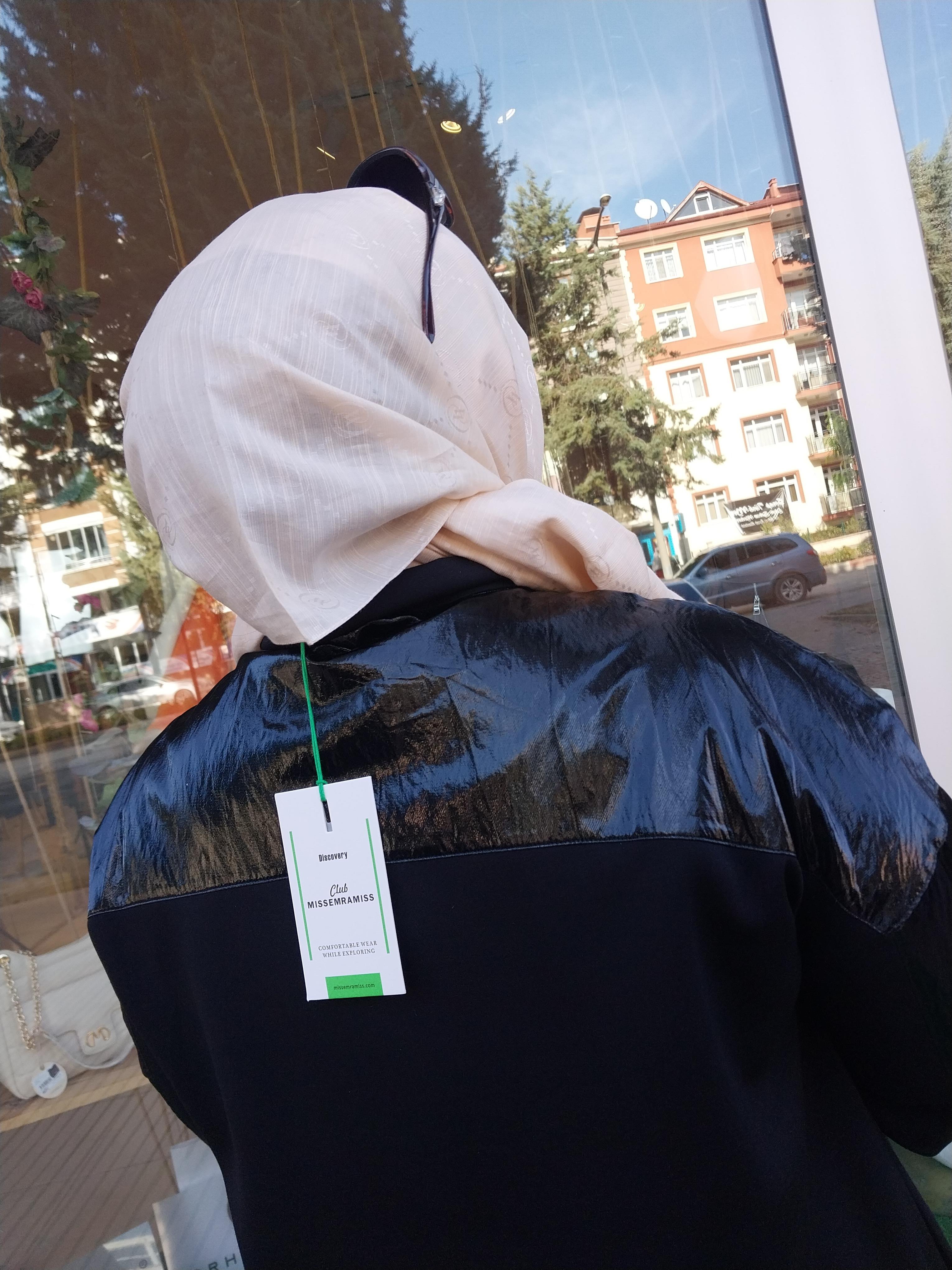 MİSSEMRAMİSS COTONE PARLAK DETAYLI PANTOLONLU TAKIM SİYAH 4187