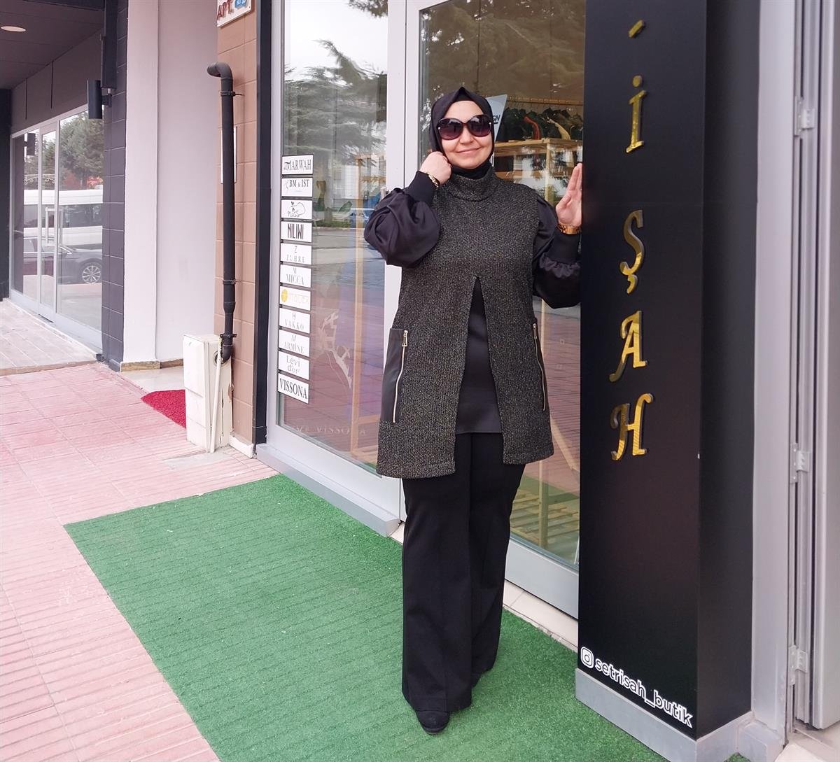 HUKKA DERİ FERMUAR DETAYLI TRİKO SÜVETER TAKIMLI TUNİK 23HK1077