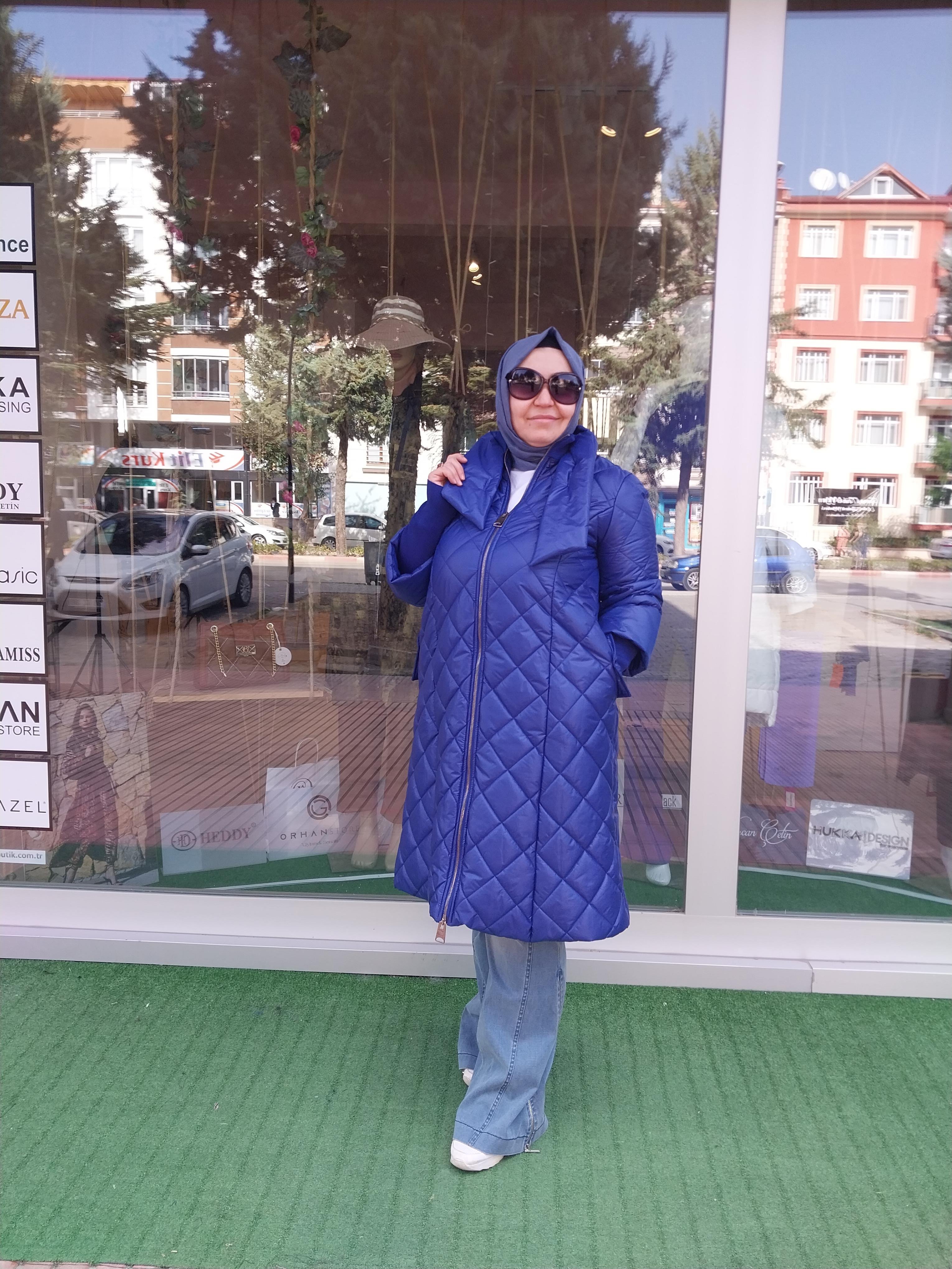 HUKKA KAPİTONE ŞİŞME MONT SAKS MAVİ 23HK1208