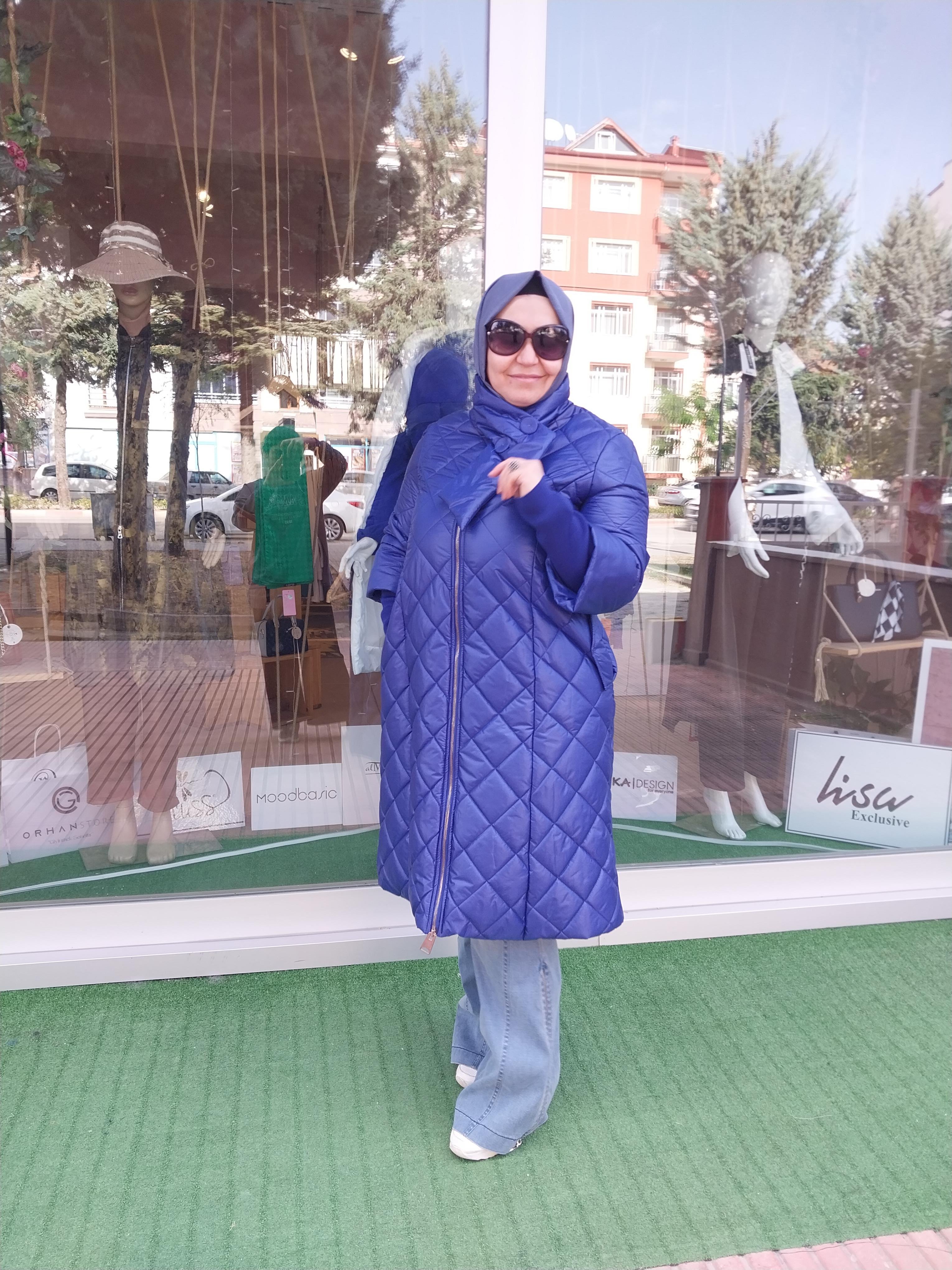 HUKKA KAPİTONE ŞİŞME MONT SAKS MAVİ 23HK1208