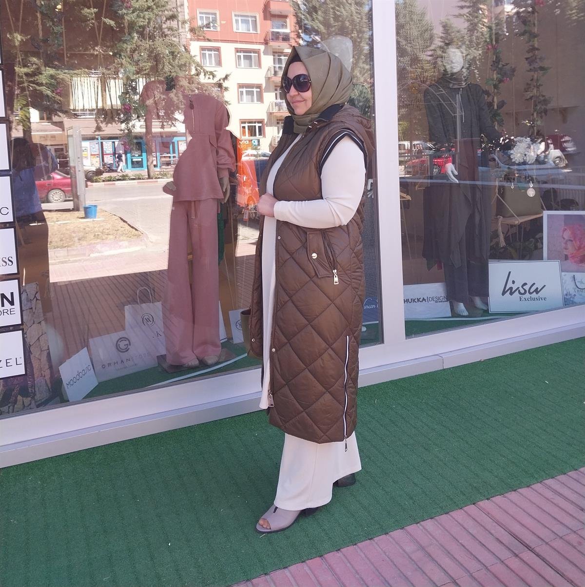 HUKKA ŞİŞME YELEK HAKİ 22K130004