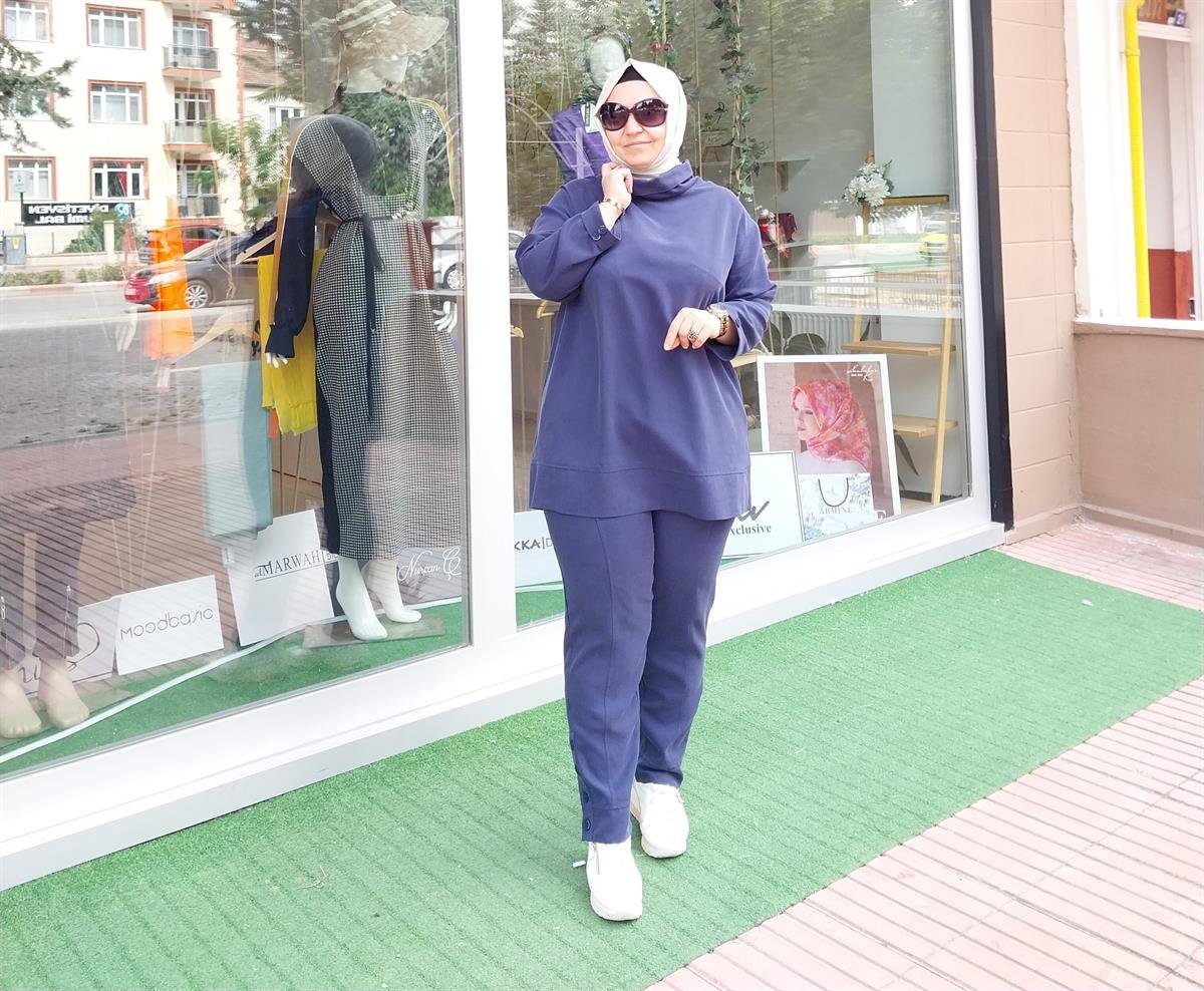 LİSA EXCULİSİVE BENNETT LACİVERT PANTOLONLU TAKIM 2027