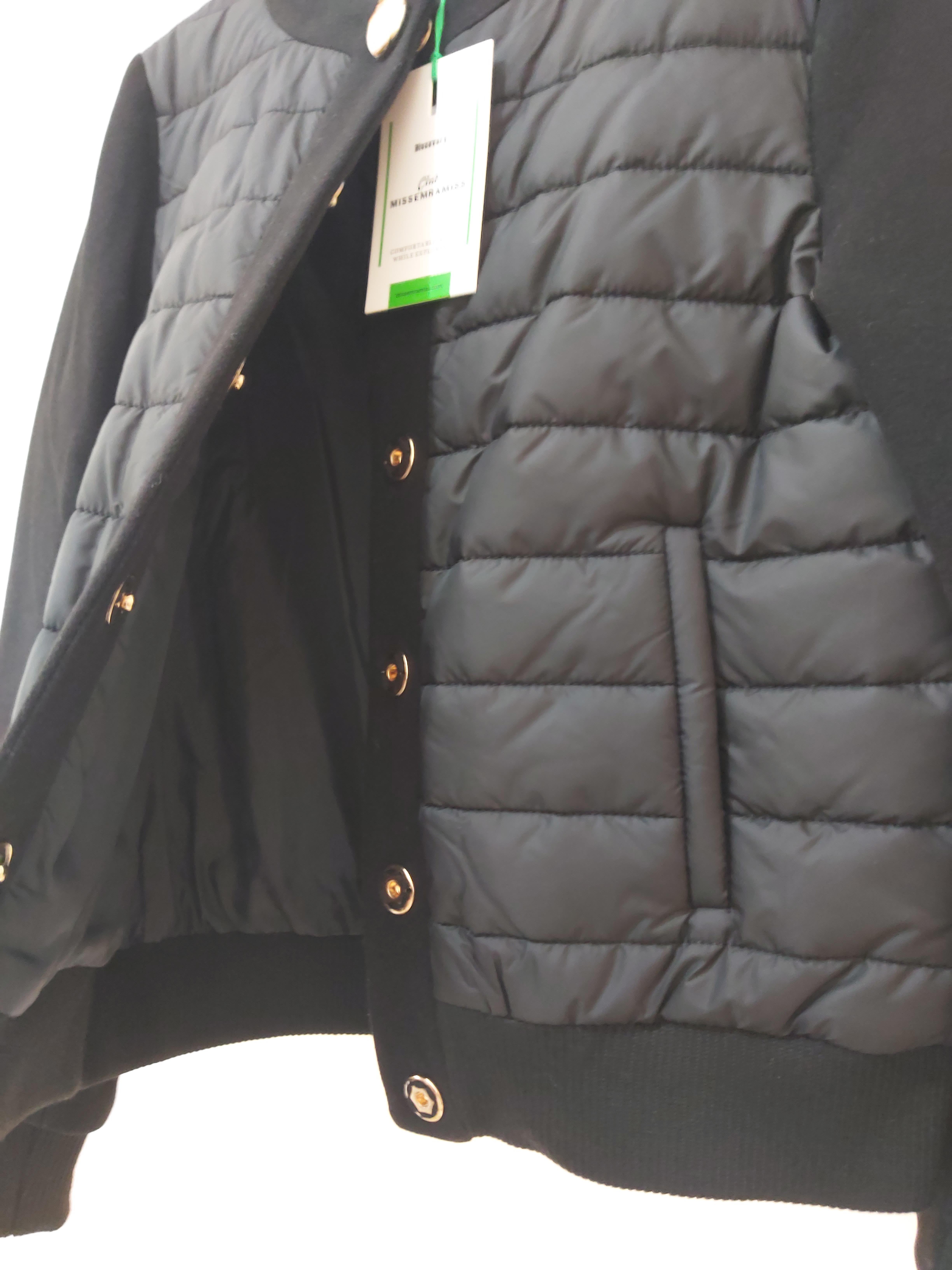 MİSSEMRAMİSS CASUAL MİDİ BOMBER KAP SİYAH 4129
