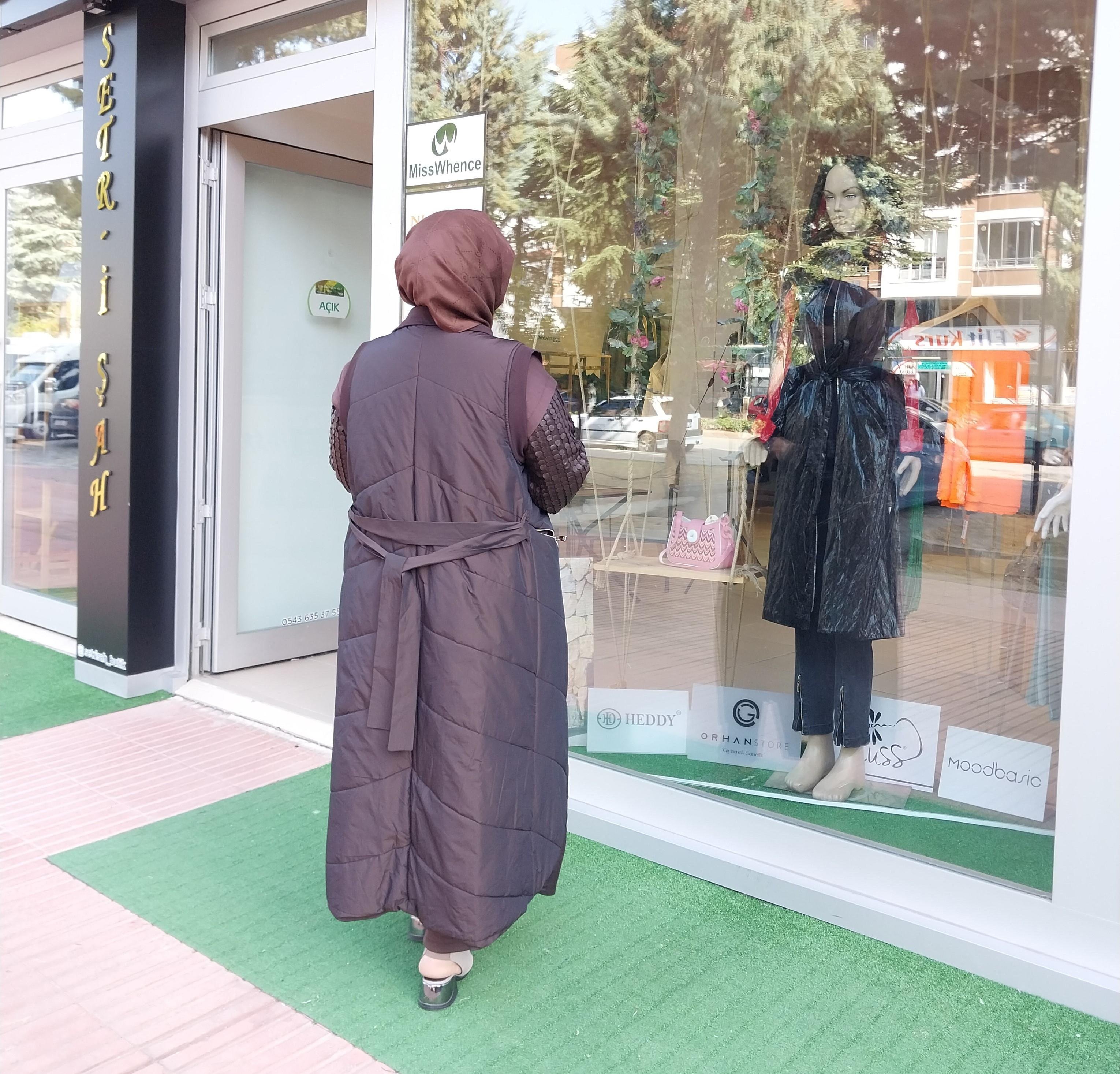 MİSSWHENCE ASİMETRİK YELEK KAHVE 34700