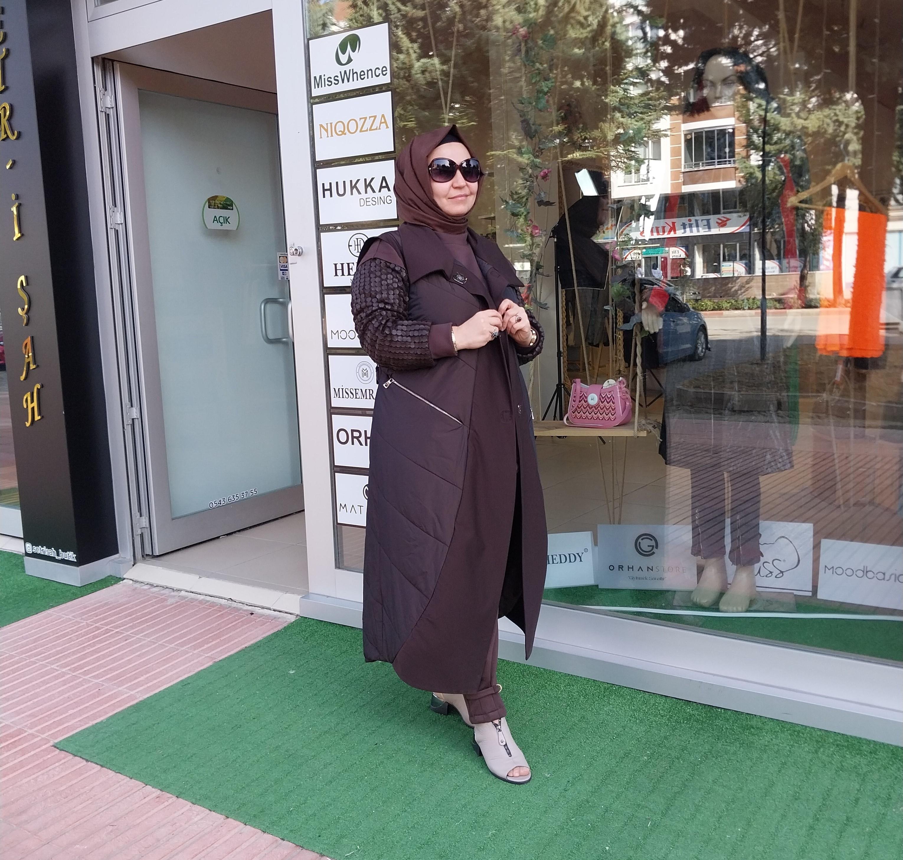 MİSSWHENCE ASİMETRİK YELEK KAHVE 34700