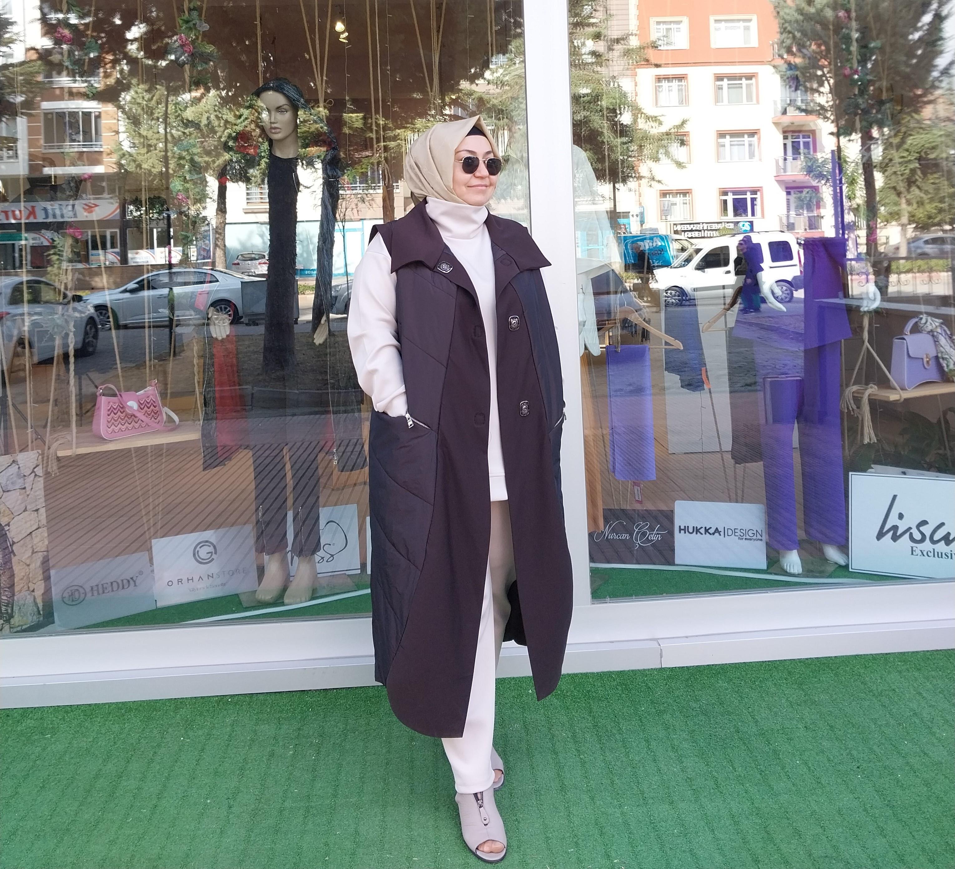 MİSSWHENCE ASİMETRİK YELEK KAHVE 34700