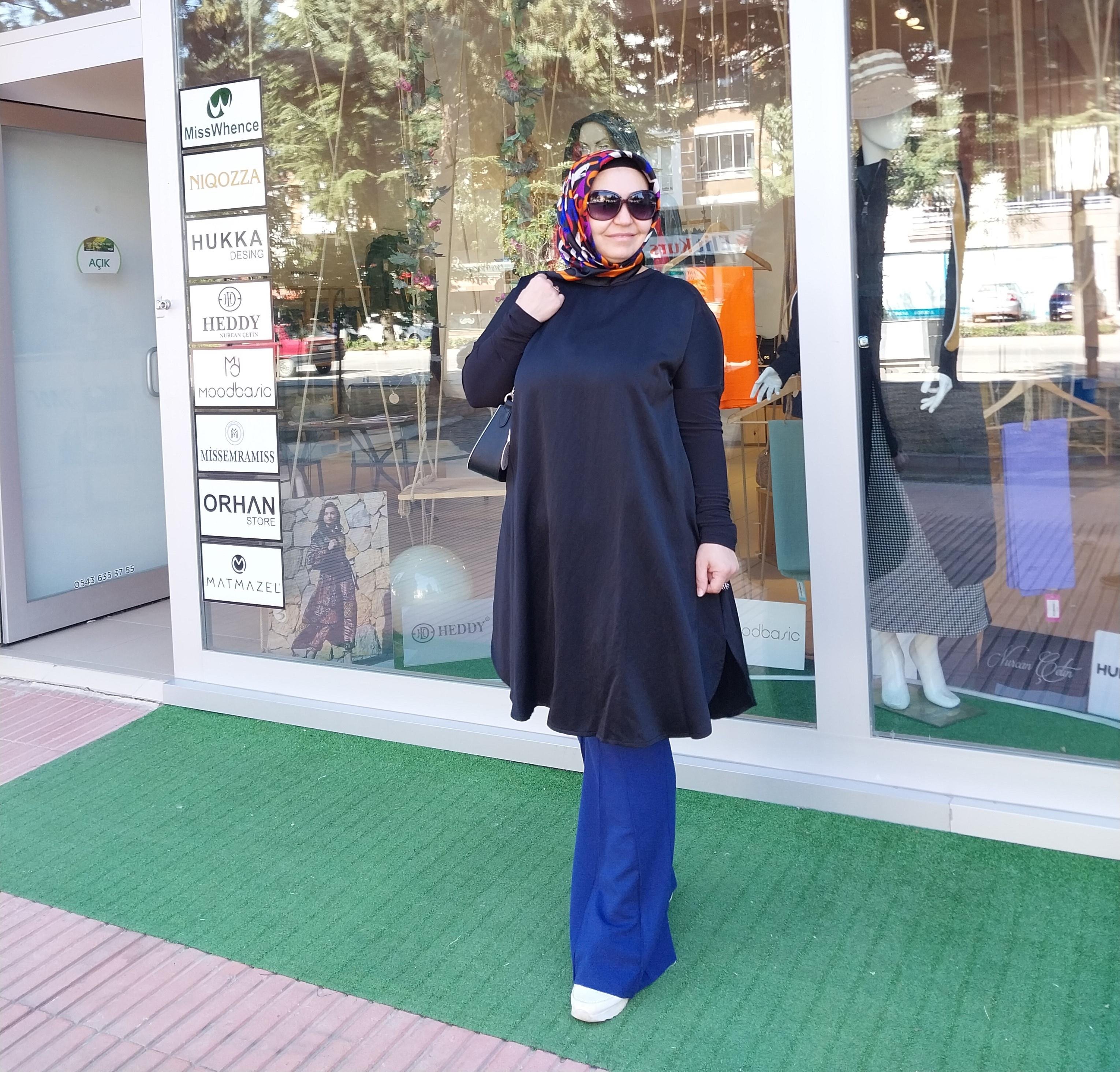MİSSWHENCE BOYUNLUKLU TUNİK SİYAH 34030
