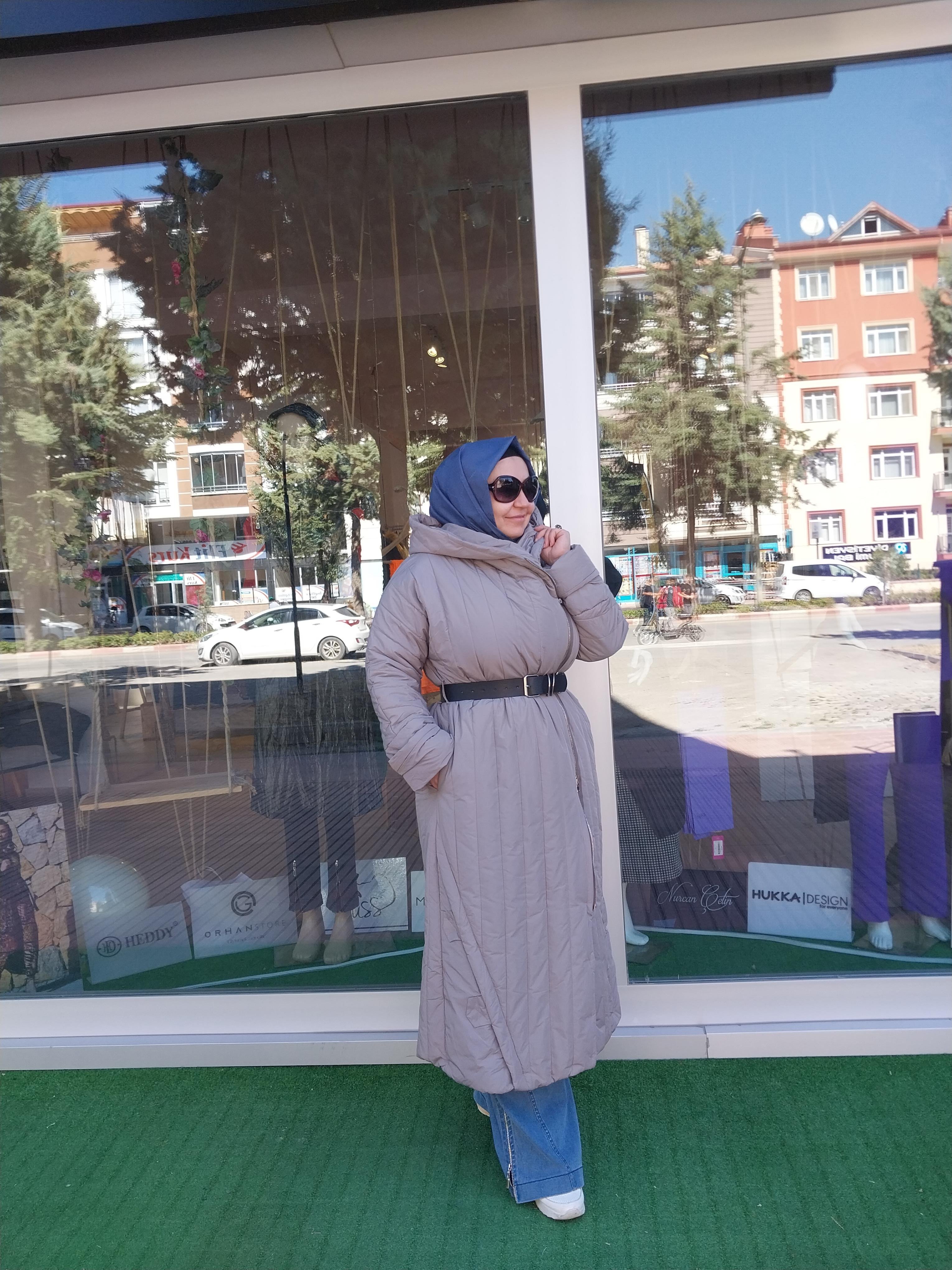 Misswhence Kemerli Şişme Pardesü Mont Taş 34525