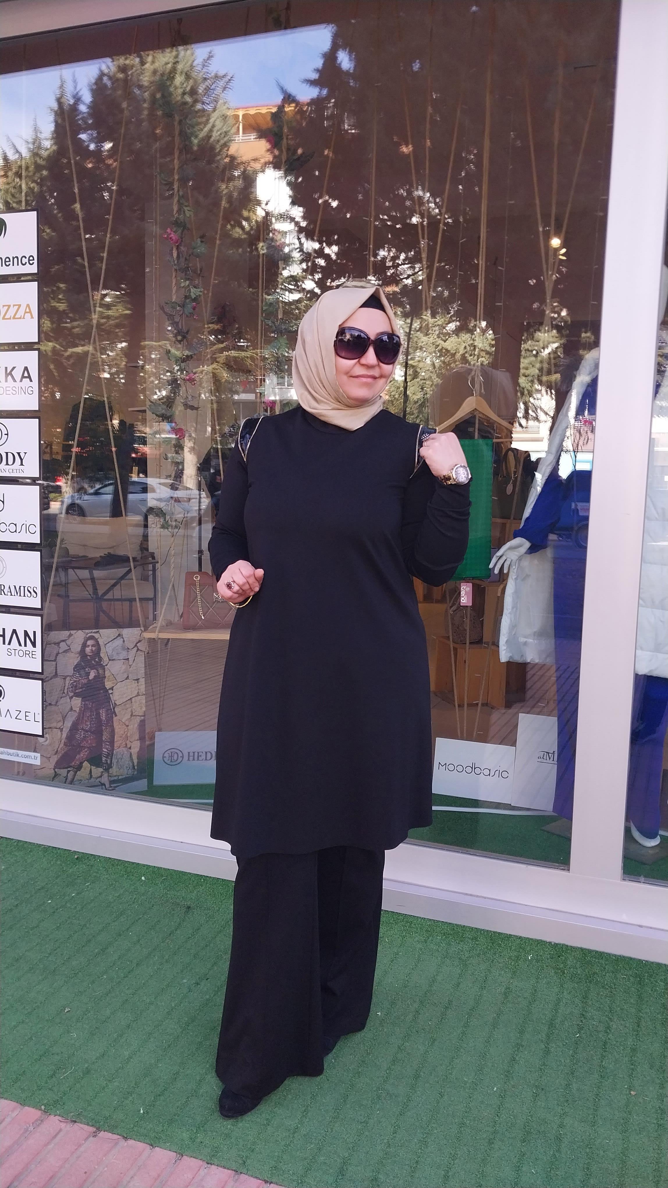 MİSSWHENCE OMZU FERMUARLI TUNİK SİYAH 34012