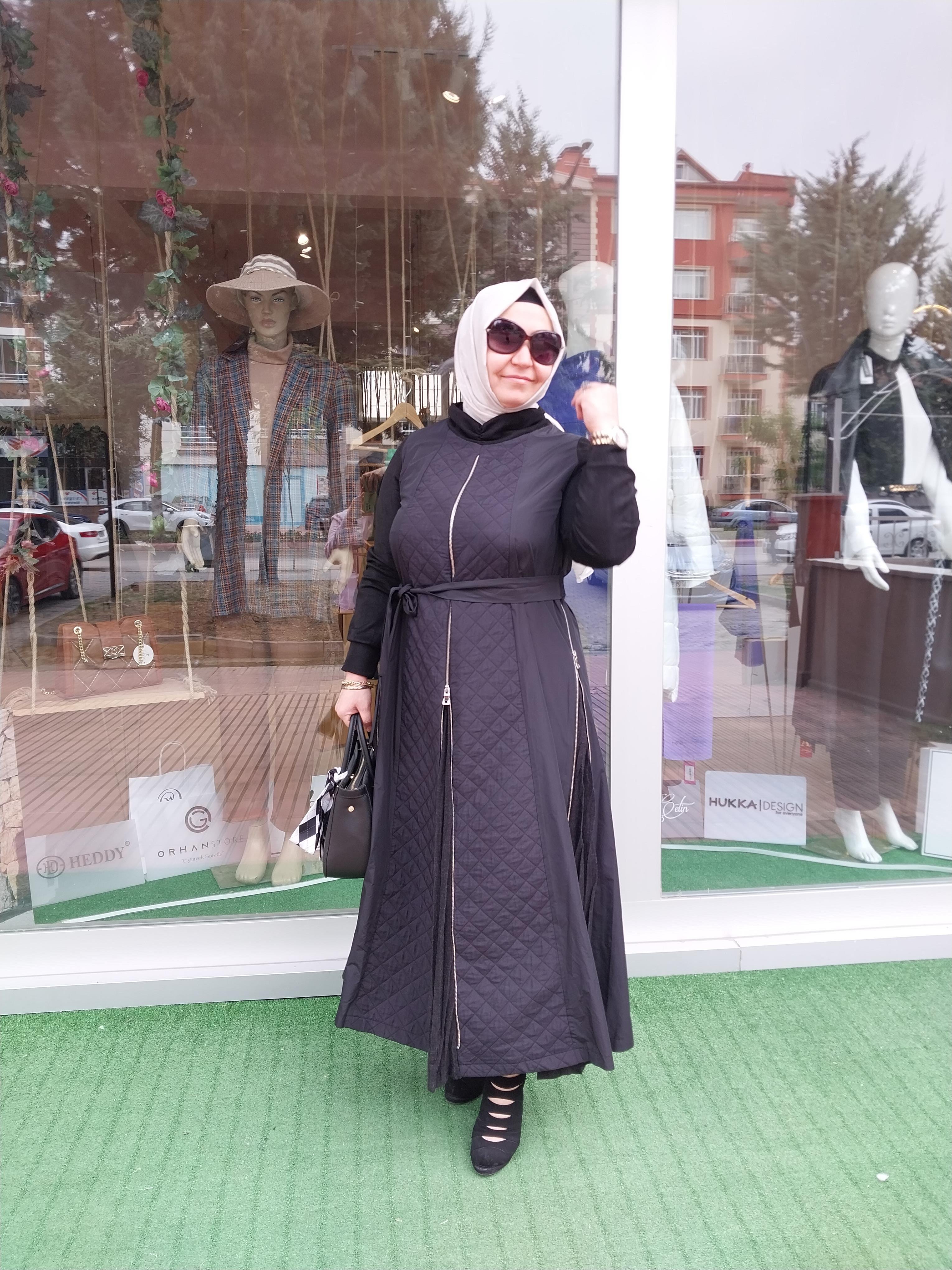 MİSSWHENCE PLİSE FERMUAR DETAYLI ELBİSE SİYAH 34800