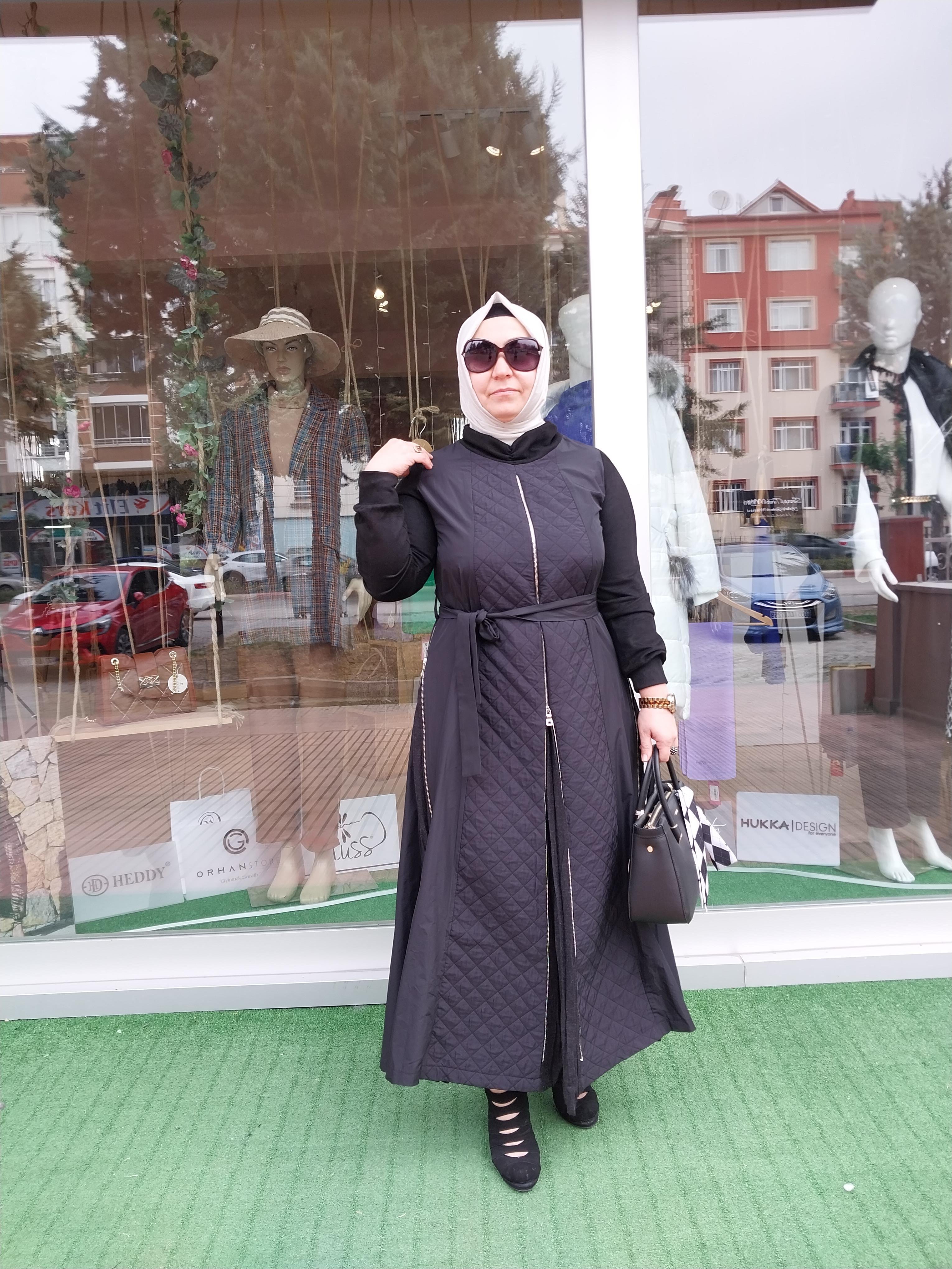 MİSSWHENCE PLİSE FERMUAR DETAYLI ELBİSE SİYAH 34800