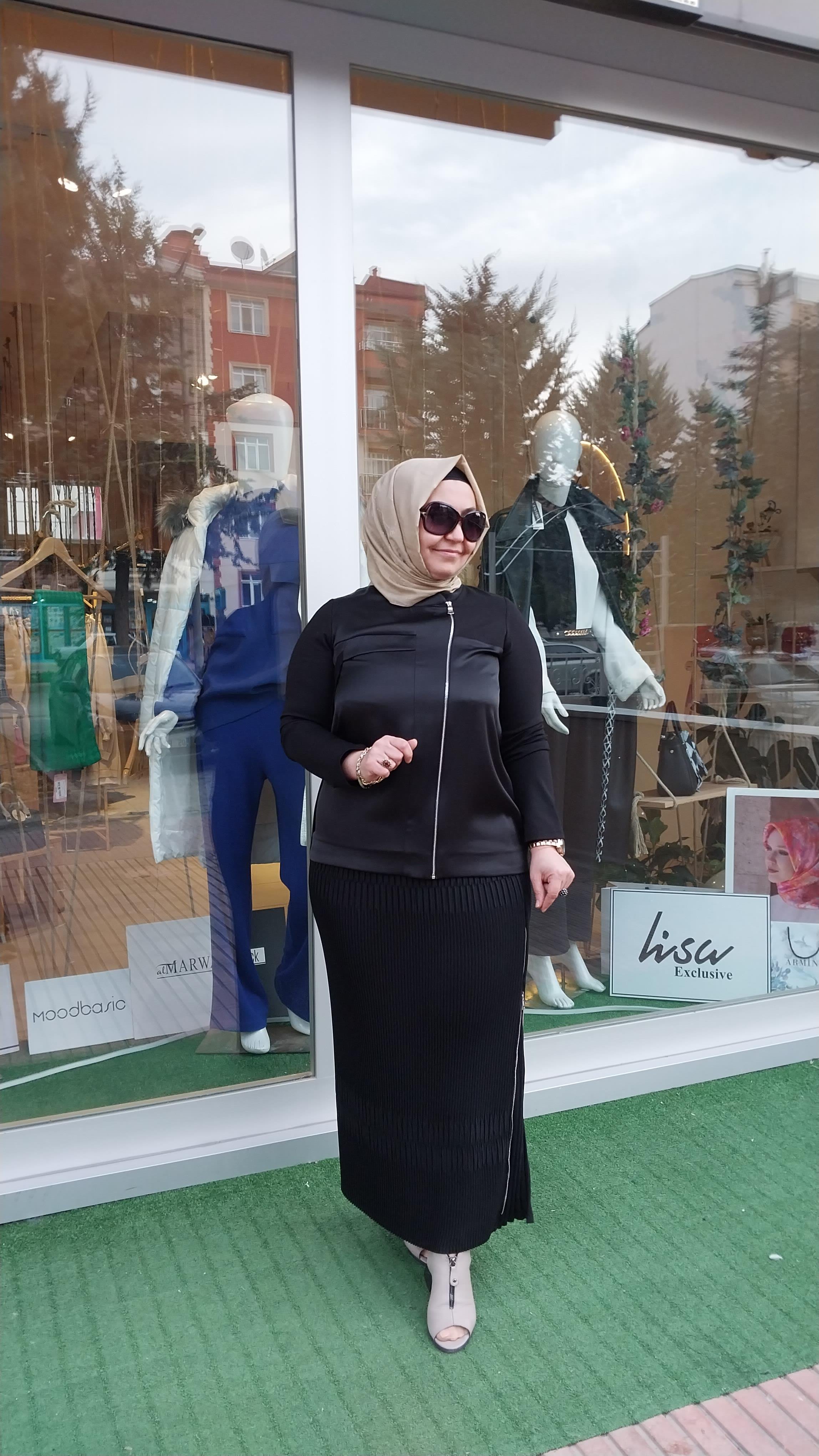 MİSSWHENCE SATEN DETAYLI CEKET SİYAH 34206